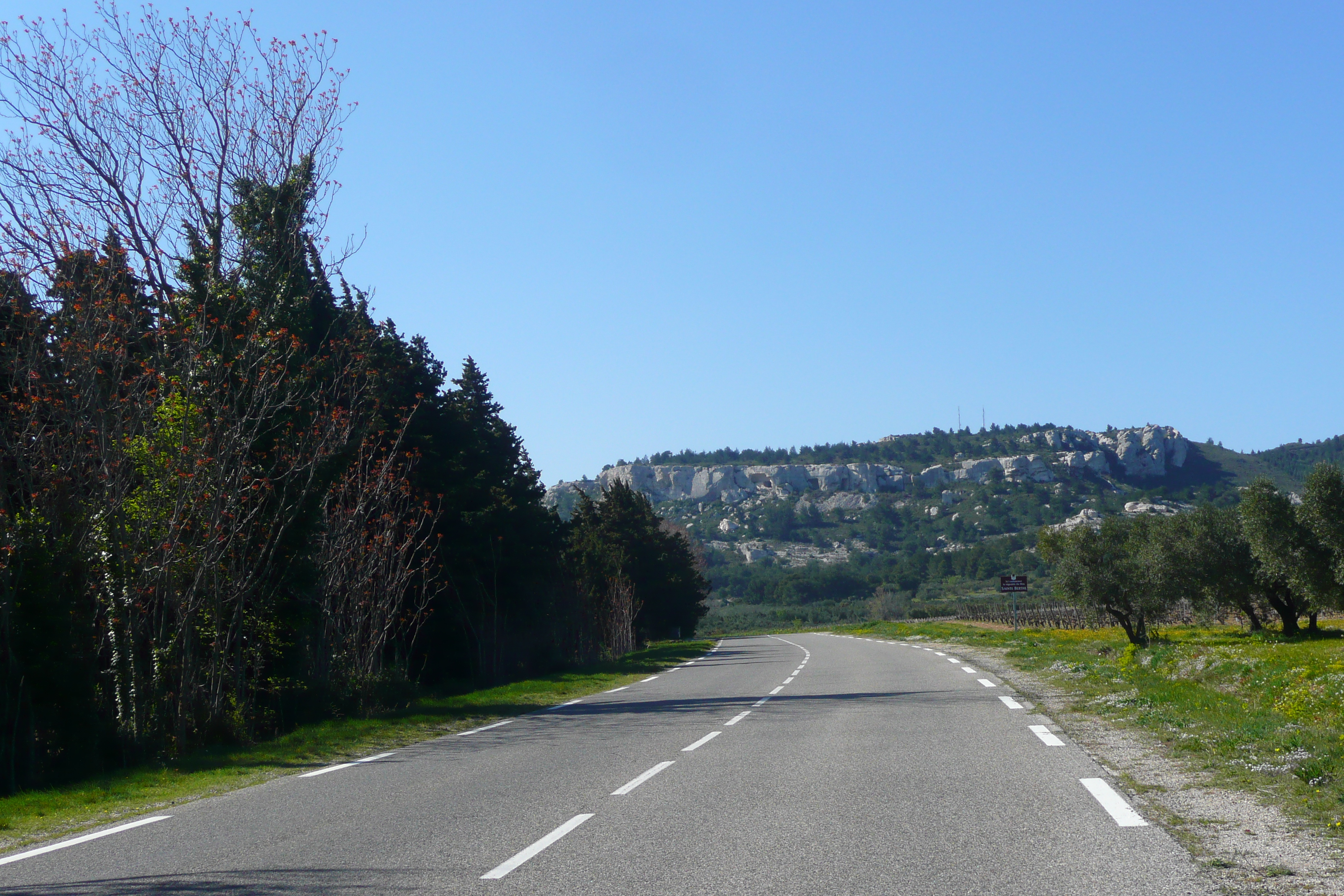 Picture France Provence Mouries to Baux de Provence road 2008-04 11 - Recreation Mouries to Baux de Provence road