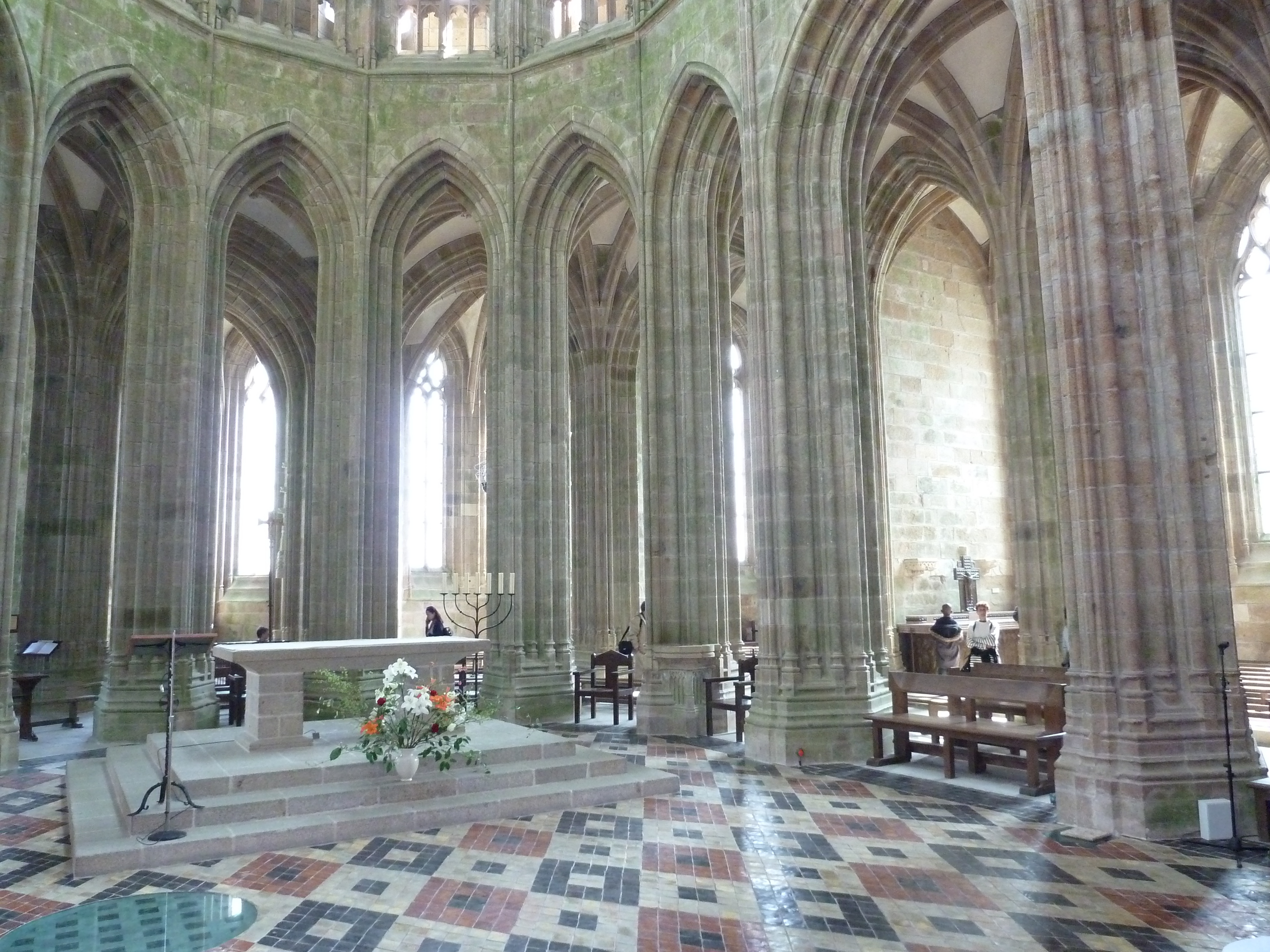 Picture France Mont St Michel Mont St Michel Abbey 2010-04 157 - Tour Mont St Michel Abbey