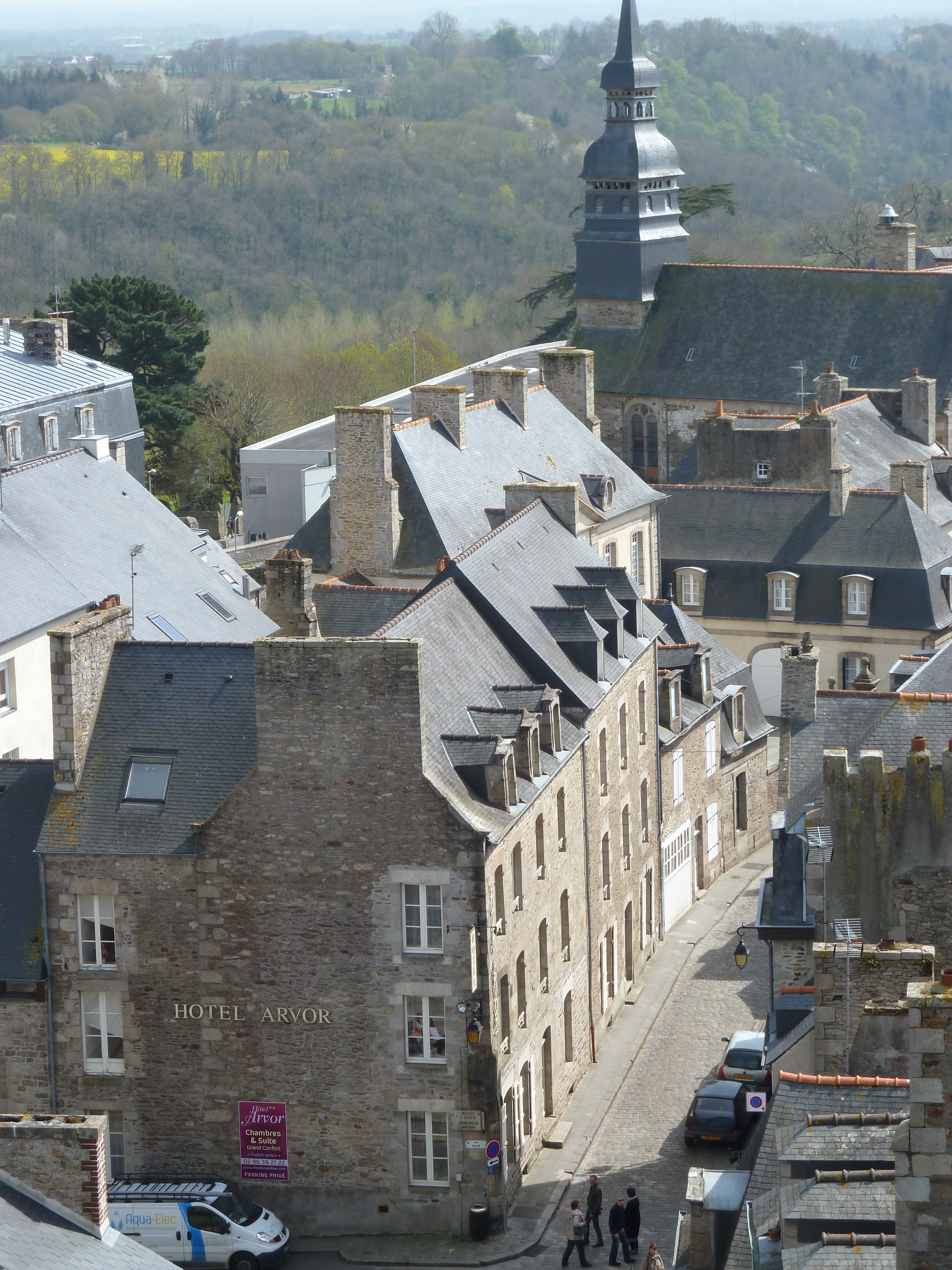 Picture France Dinan Dinan clock tower 2010-04 18 - History Dinan clock tower