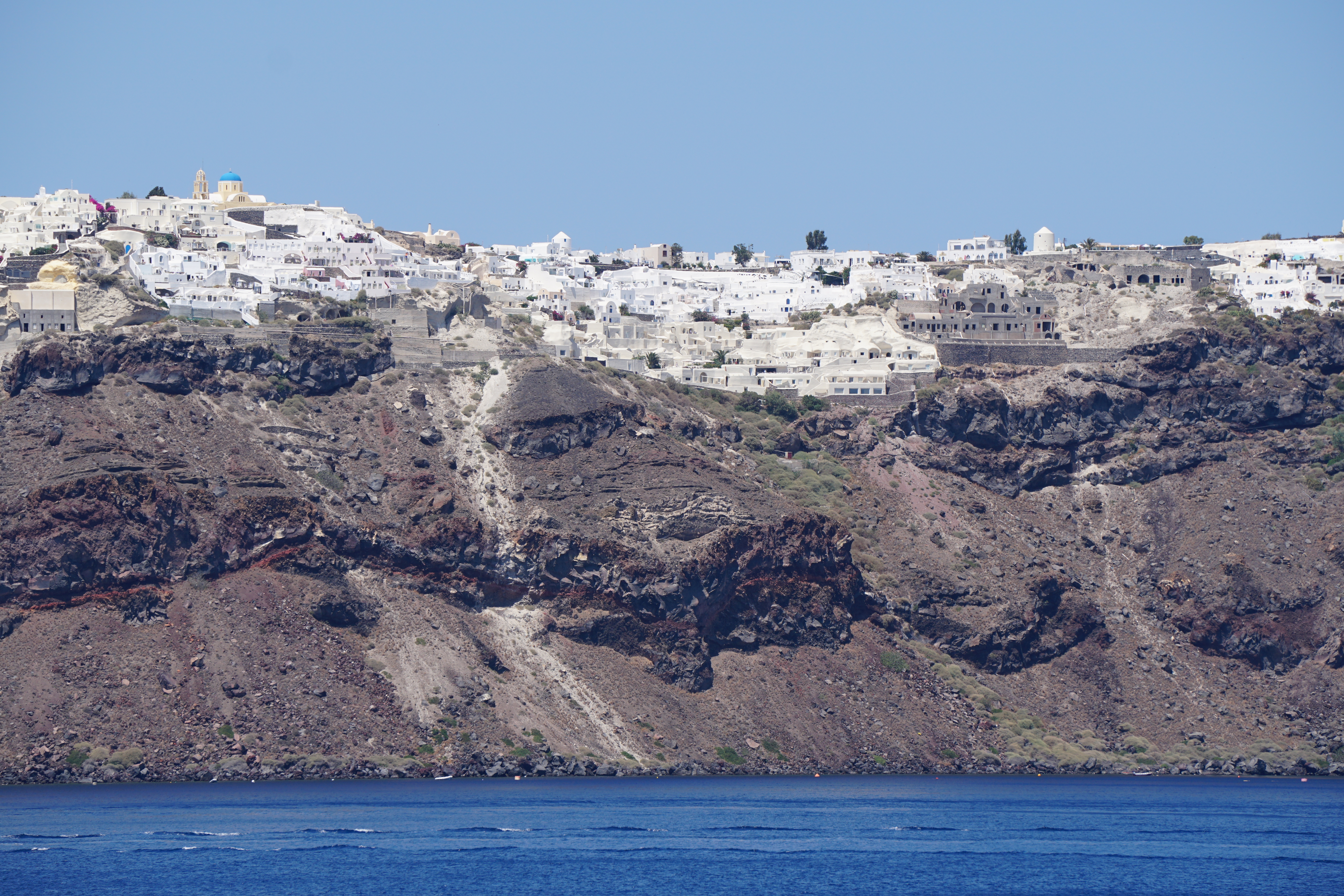 Picture Greece Santorini Santorini caldera 2016-07 21 - History Santorini caldera