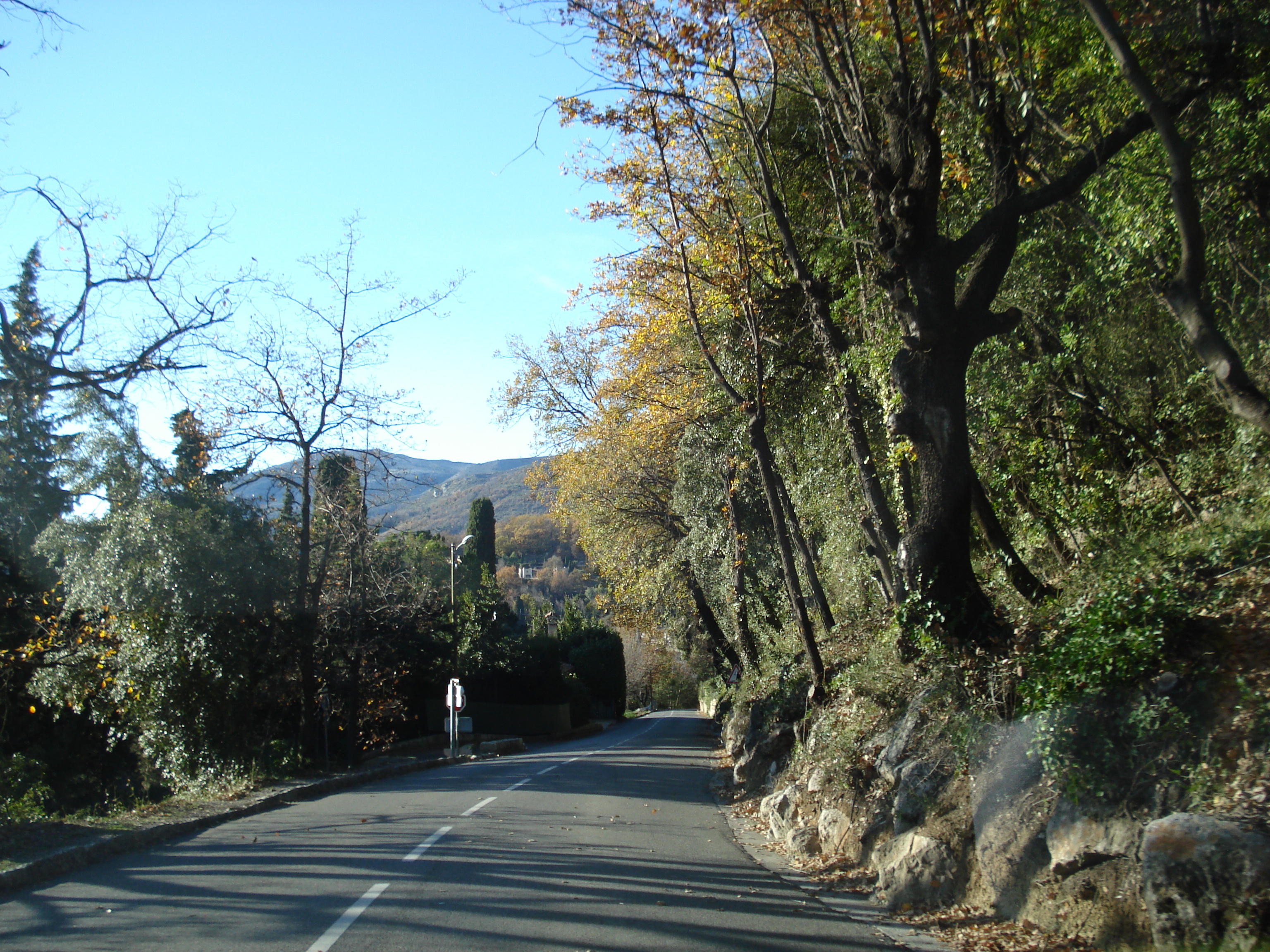 Picture France French Riviera Col de Vence road 2007-01 13 - History Col de Vence road