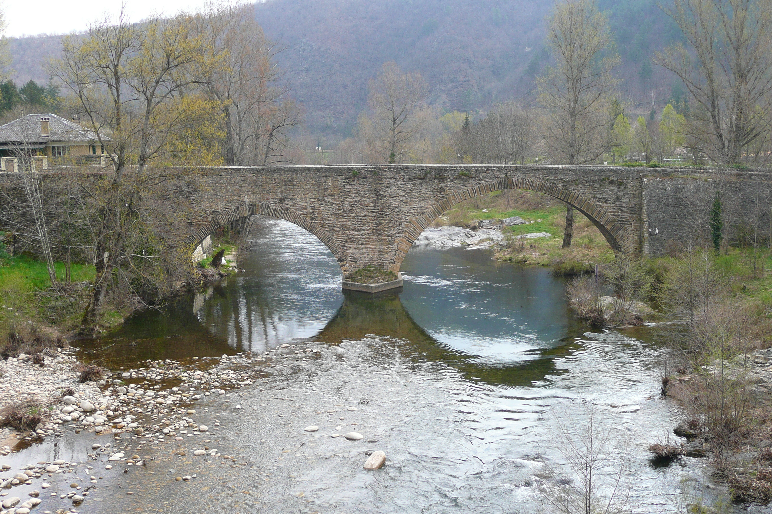 Picture France Cevennes Mountains Cocures to Florac road 2008-04 35 - Discovery Cocures to Florac road