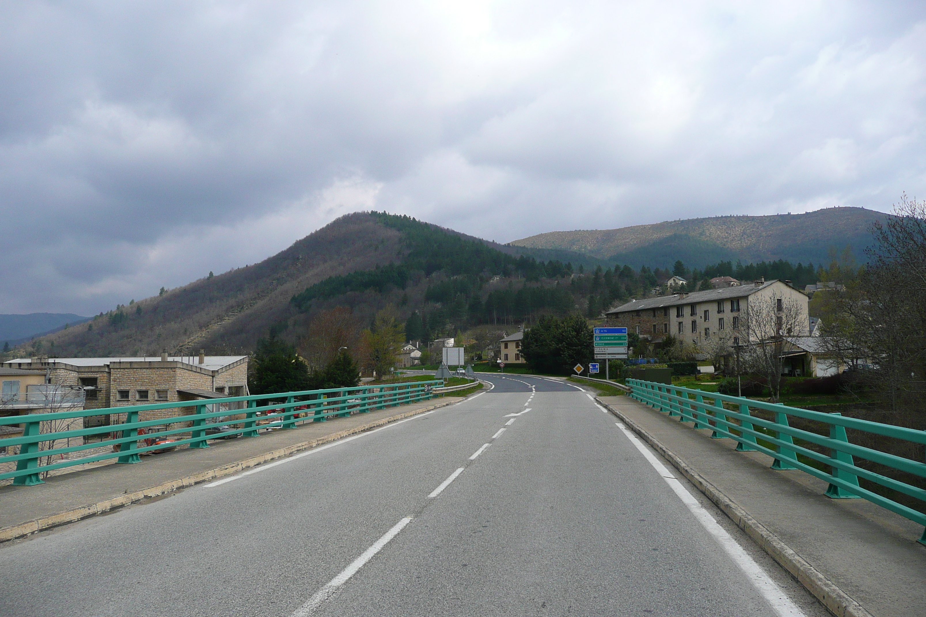 Picture France Cevennes Mountains Cocures to Florac road 2008-04 7 - Recreation Cocures to Florac road