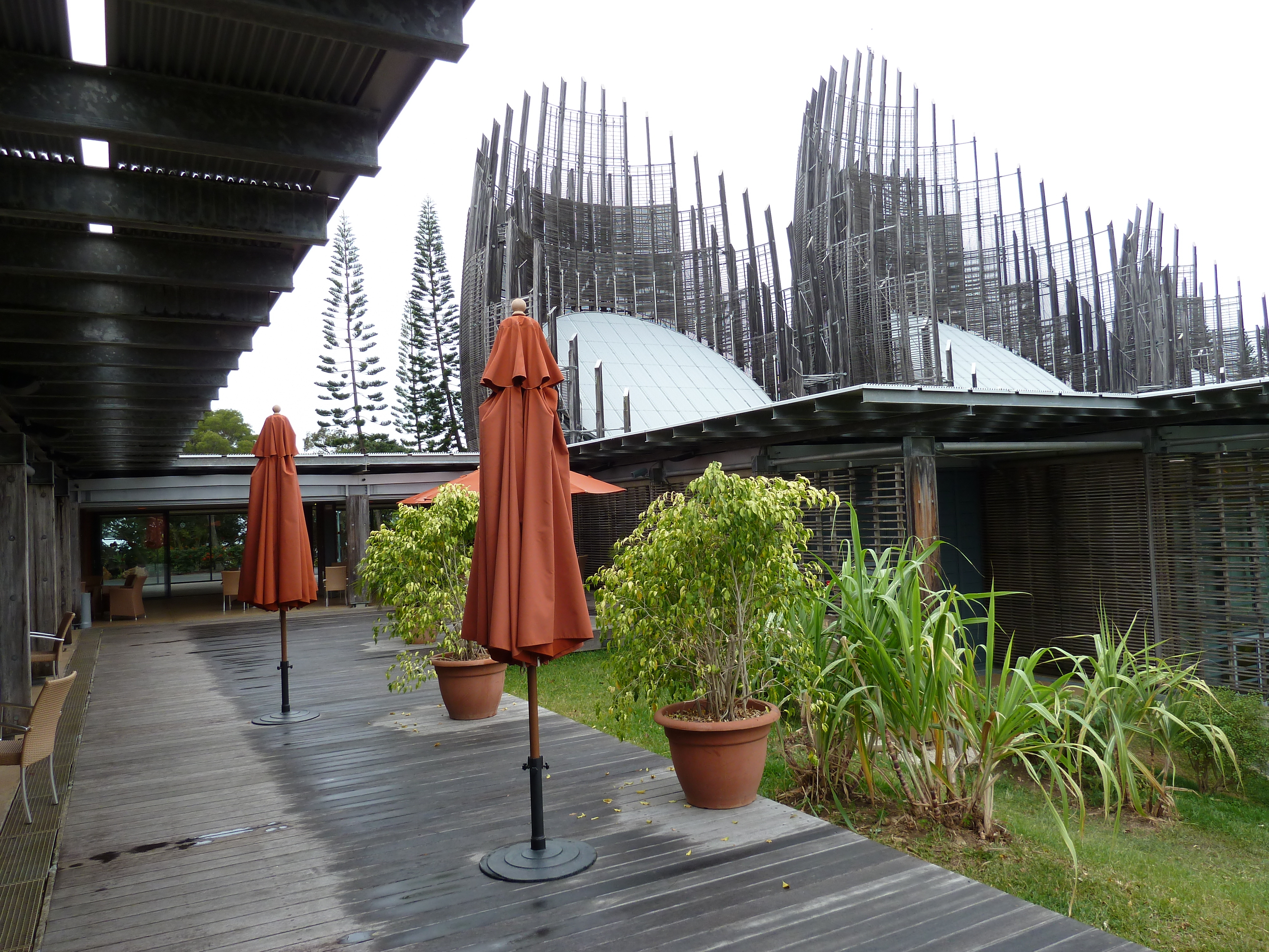 Picture New Caledonia Tjibaou Cultural Centre 2010-05 25 - History Tjibaou Cultural Centre