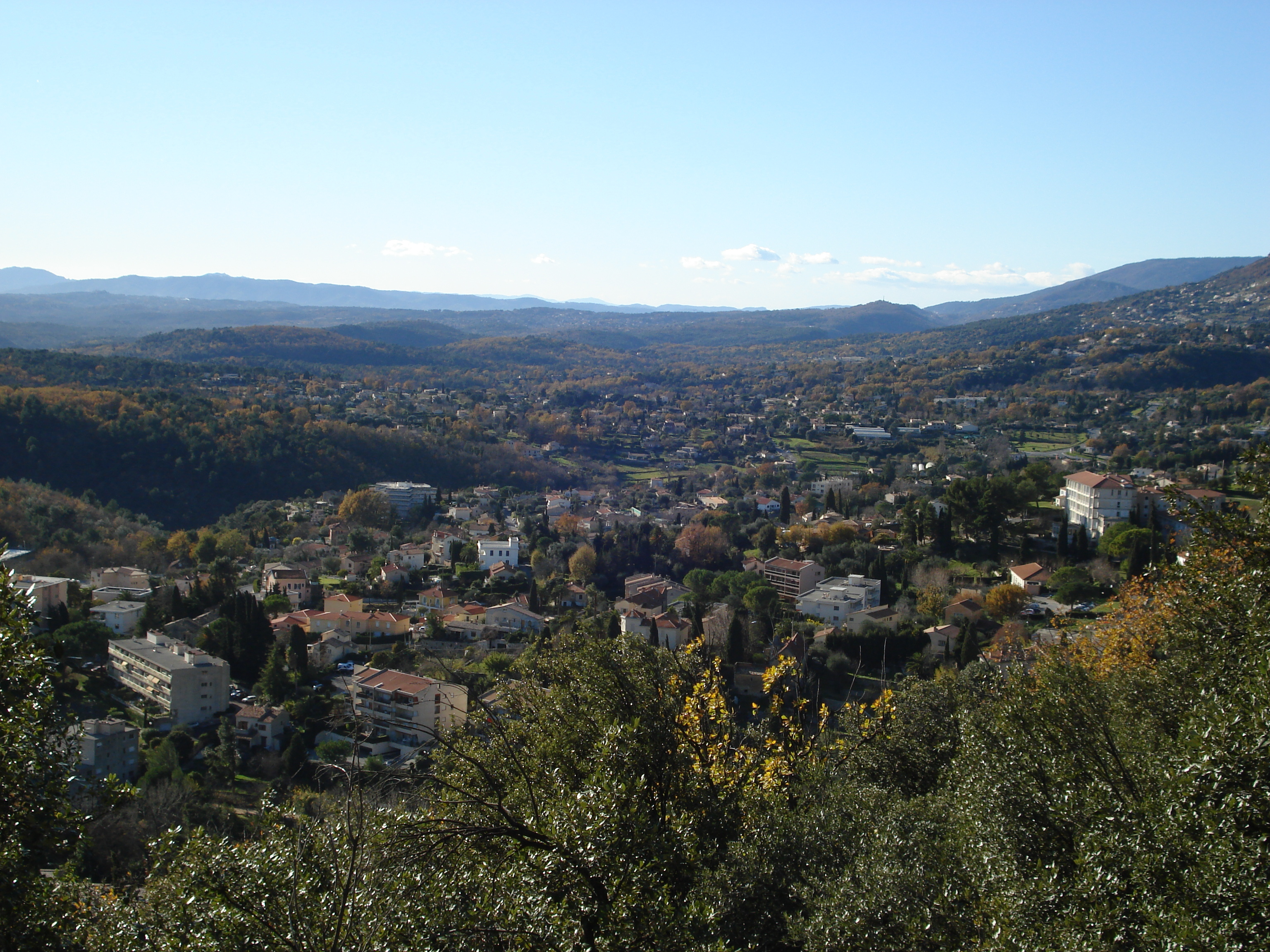 Picture France French Riviera Col de Vence road 2007-01 16 - Center Col de Vence road