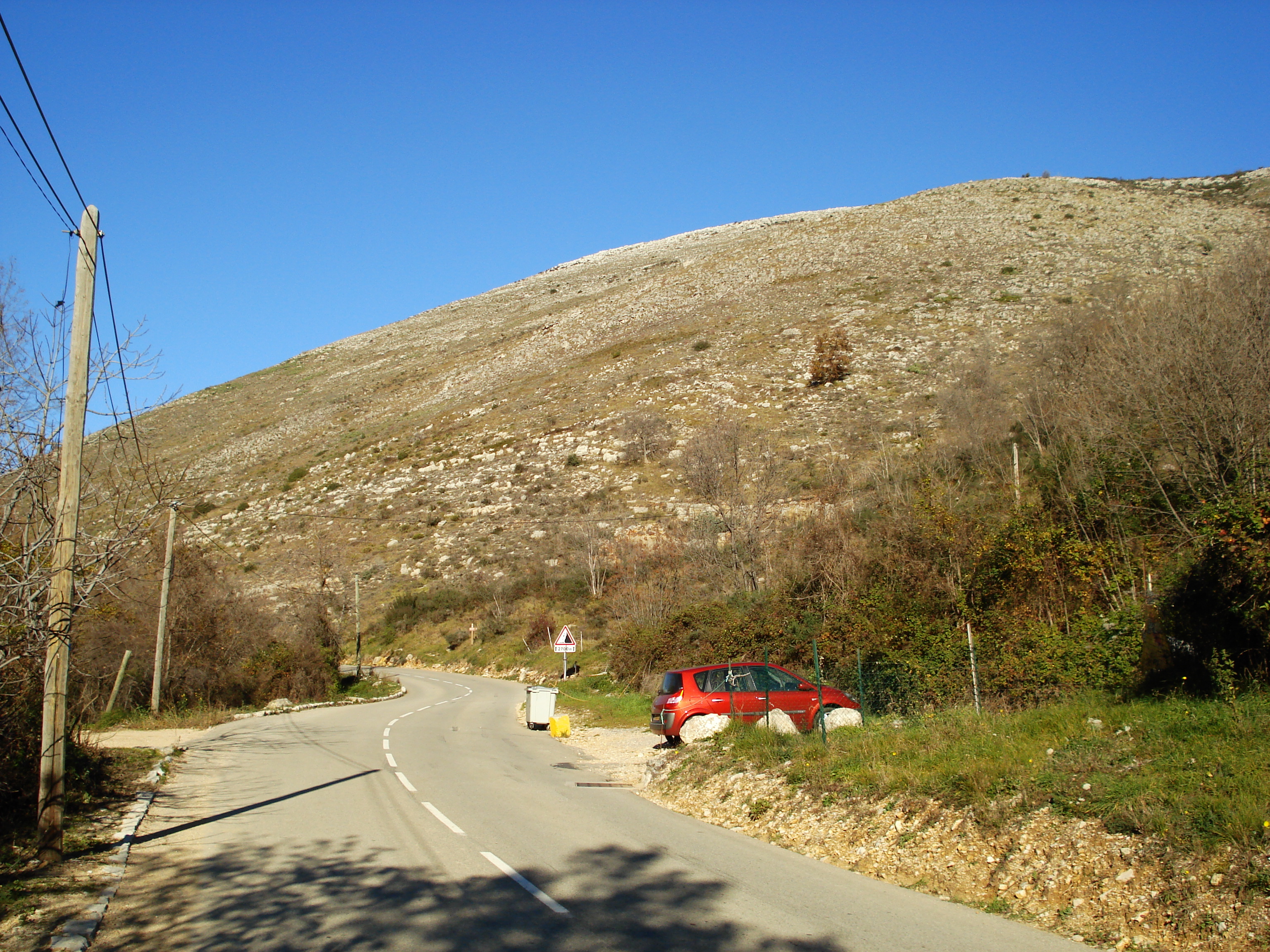 Picture France French Riviera Col de Vence road 2007-01 14 - Journey Col de Vence road