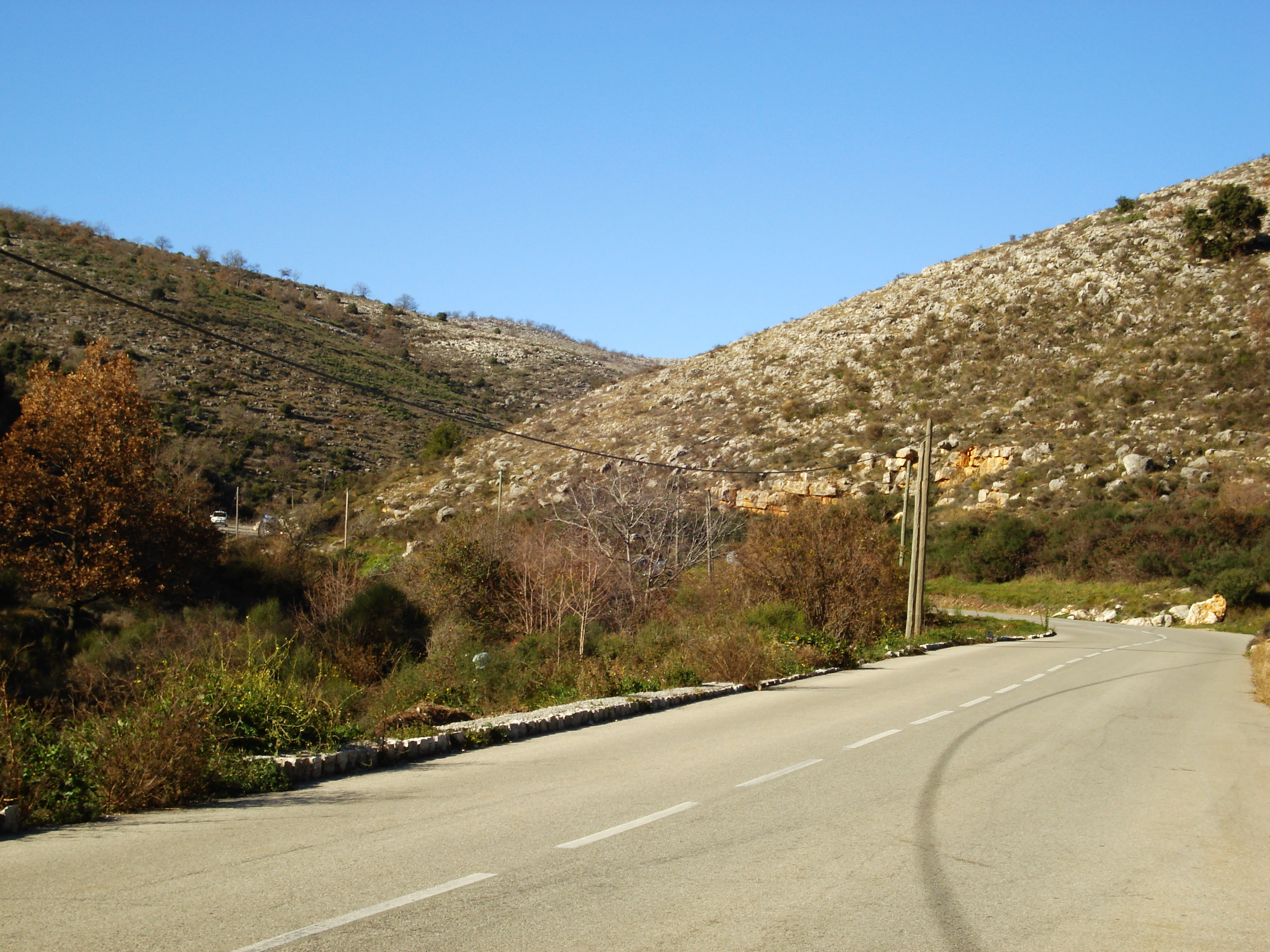 Picture France French Riviera Col de Vence road 2007-01 21 - Tour Col de Vence road