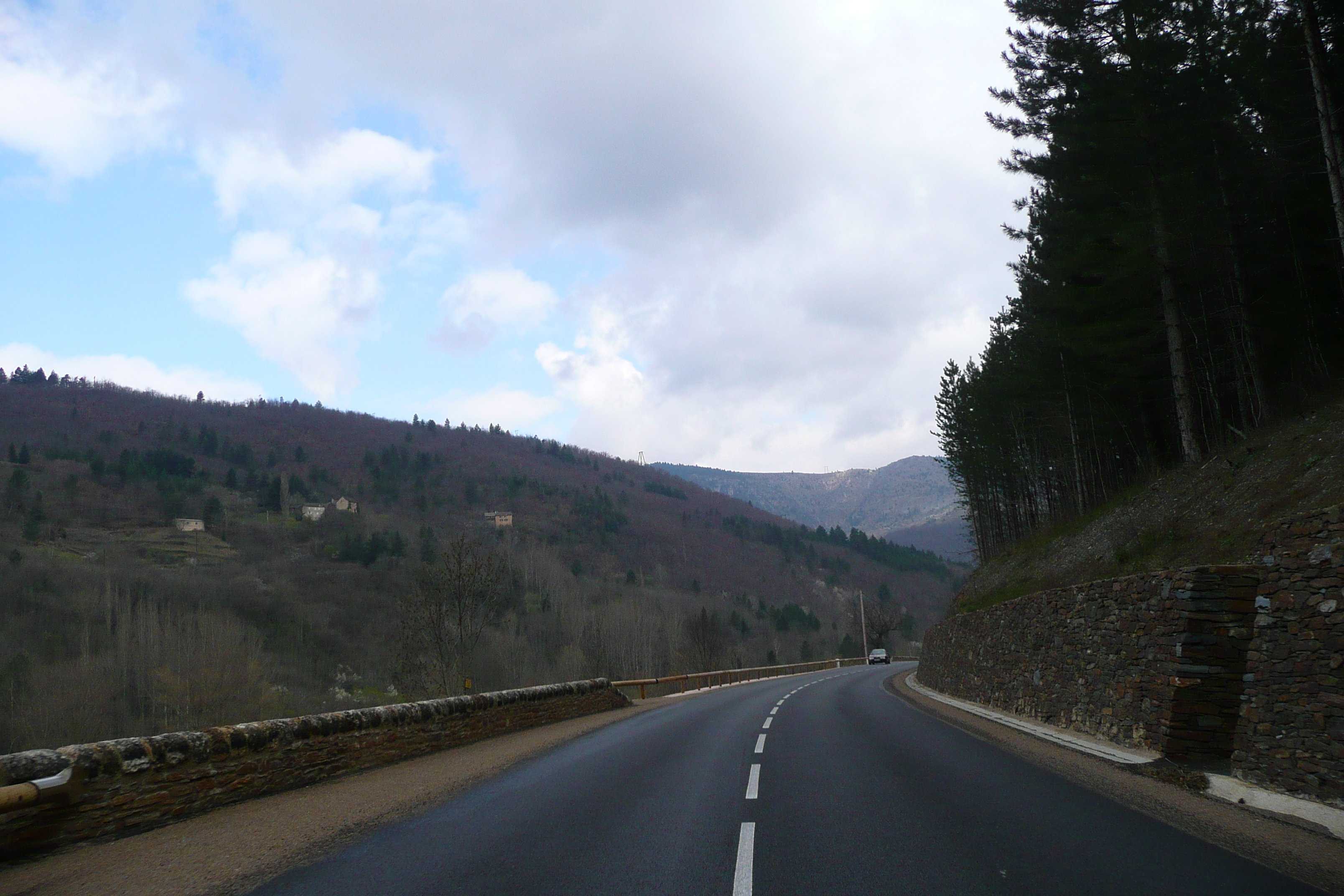 Picture France Cevennes Mountains Cocures to Florac road 2008-04 0 - Tour Cocures to Florac road