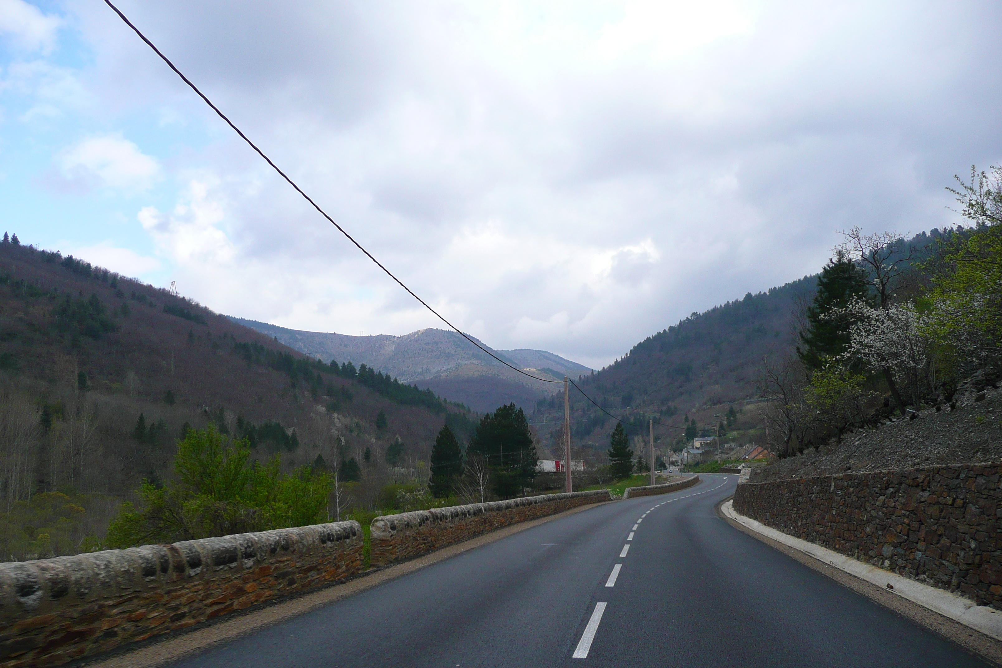 Picture France Cevennes Mountains Cocures to Florac road 2008-04 5 - Tours Cocures to Florac road