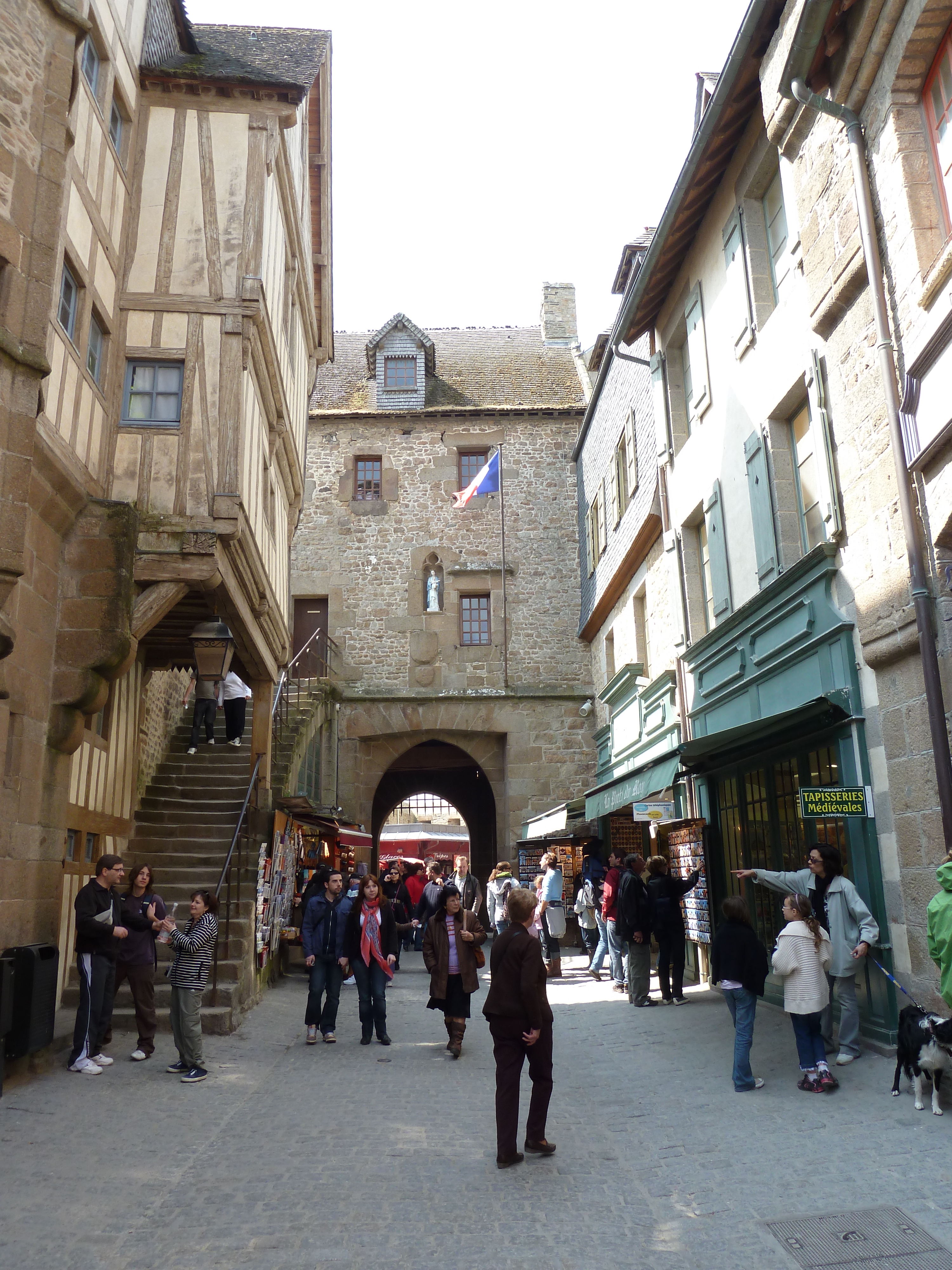 Picture France Mont St Michel Mont St Michel Village 2010-04 40 - Tour Mont St Michel Village