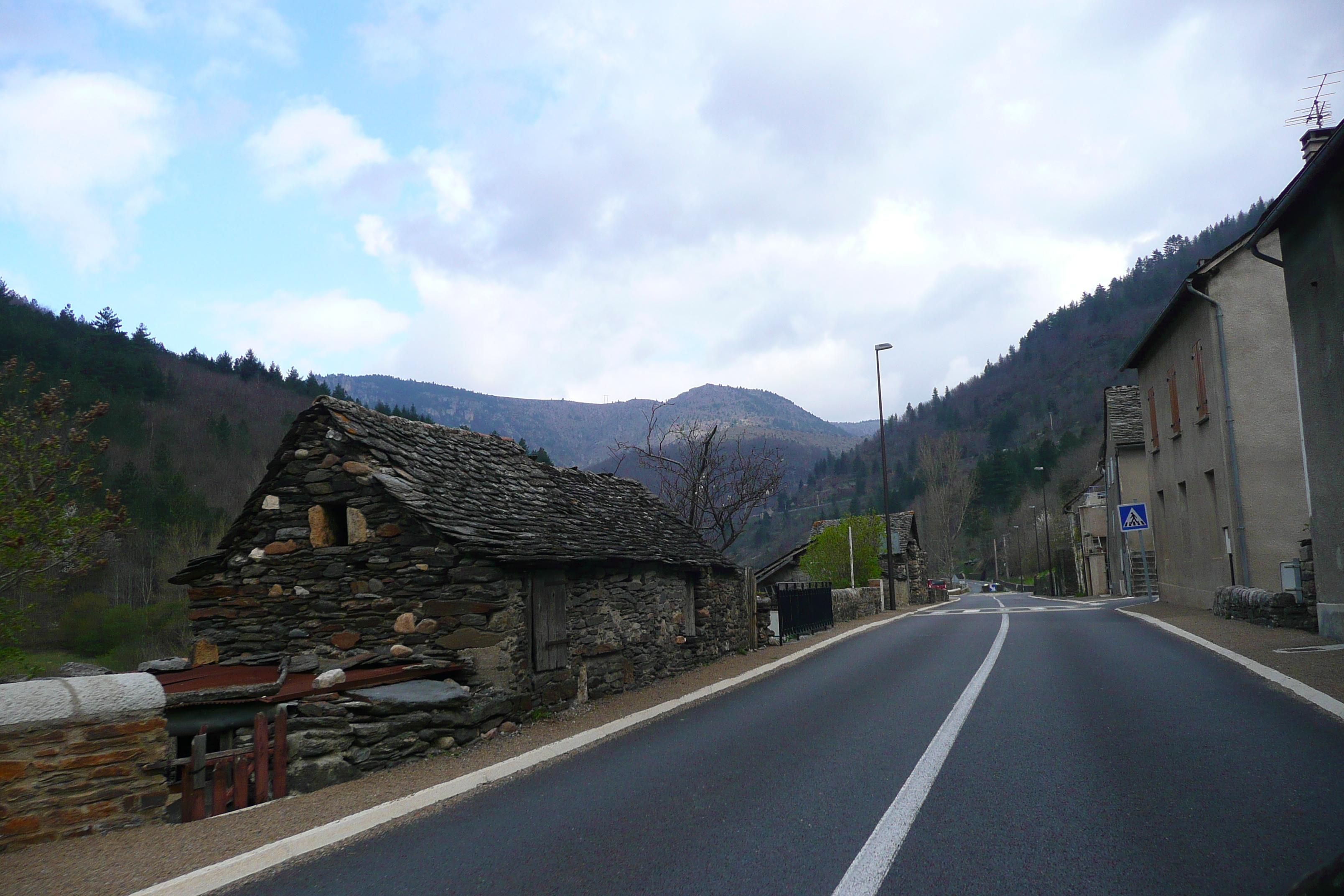 Picture France Cevennes Mountains Cocures to Florac road 2008-04 37 - Journey Cocures to Florac road