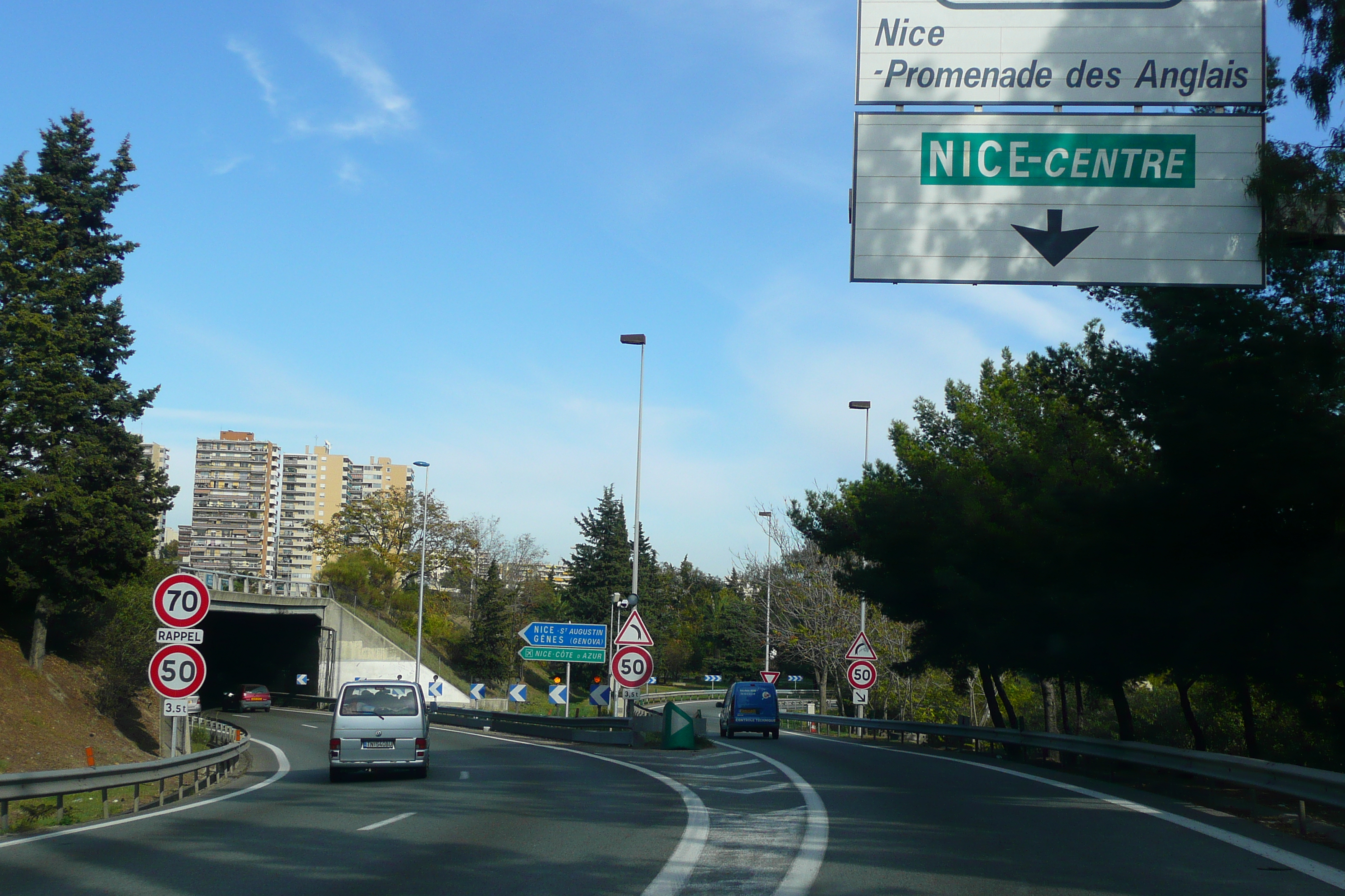 Picture France French Riviera Cagnes sur Mer to Nice road 2007-10 37 - Journey Cagnes sur Mer to Nice road