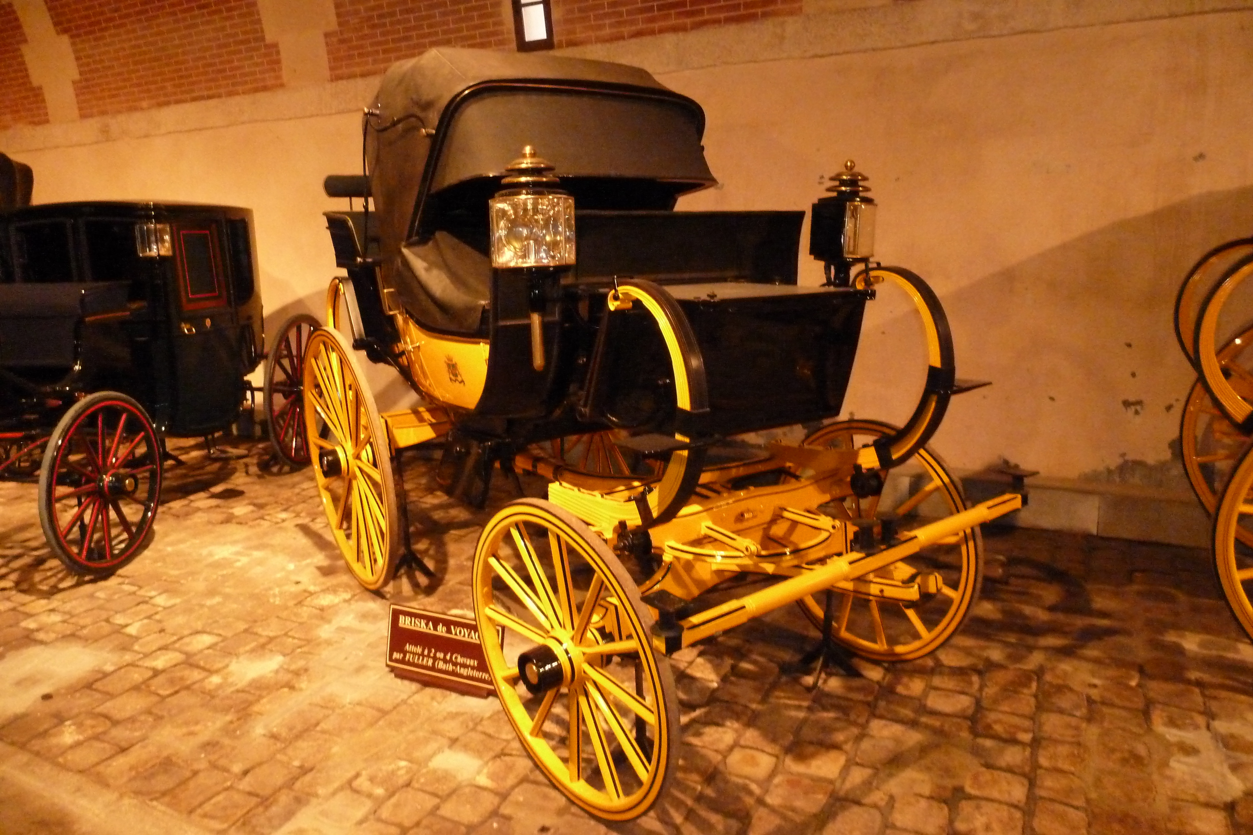 Picture France Vaux Le Vicomte Castle Horse driven carriages museum 2010-09 18 - Journey Horse driven carriages museum