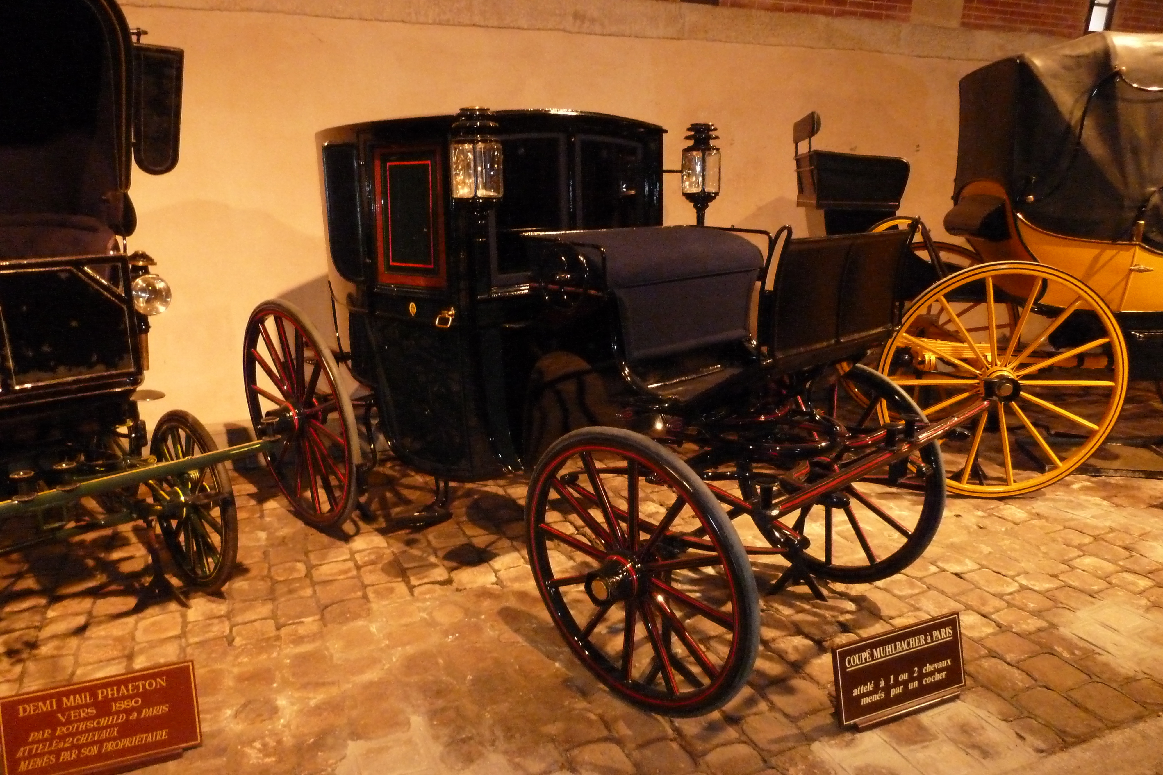 Picture France Vaux Le Vicomte Castle Horse driven carriages museum 2010-09 23 - Tours Horse driven carriages museum