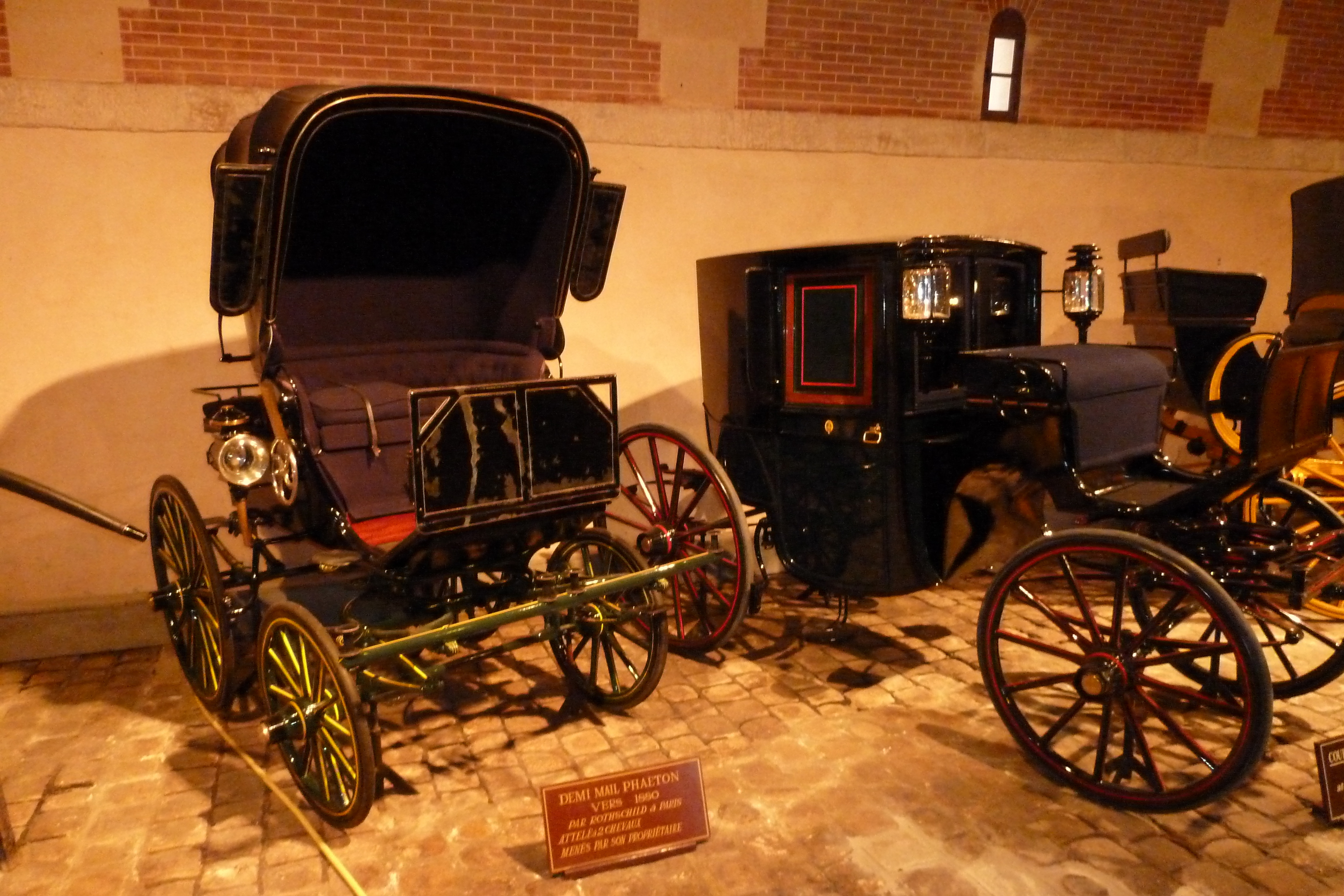 Picture France Vaux Le Vicomte Castle Horse driven carriages museum 2010-09 22 - Tours Horse driven carriages museum