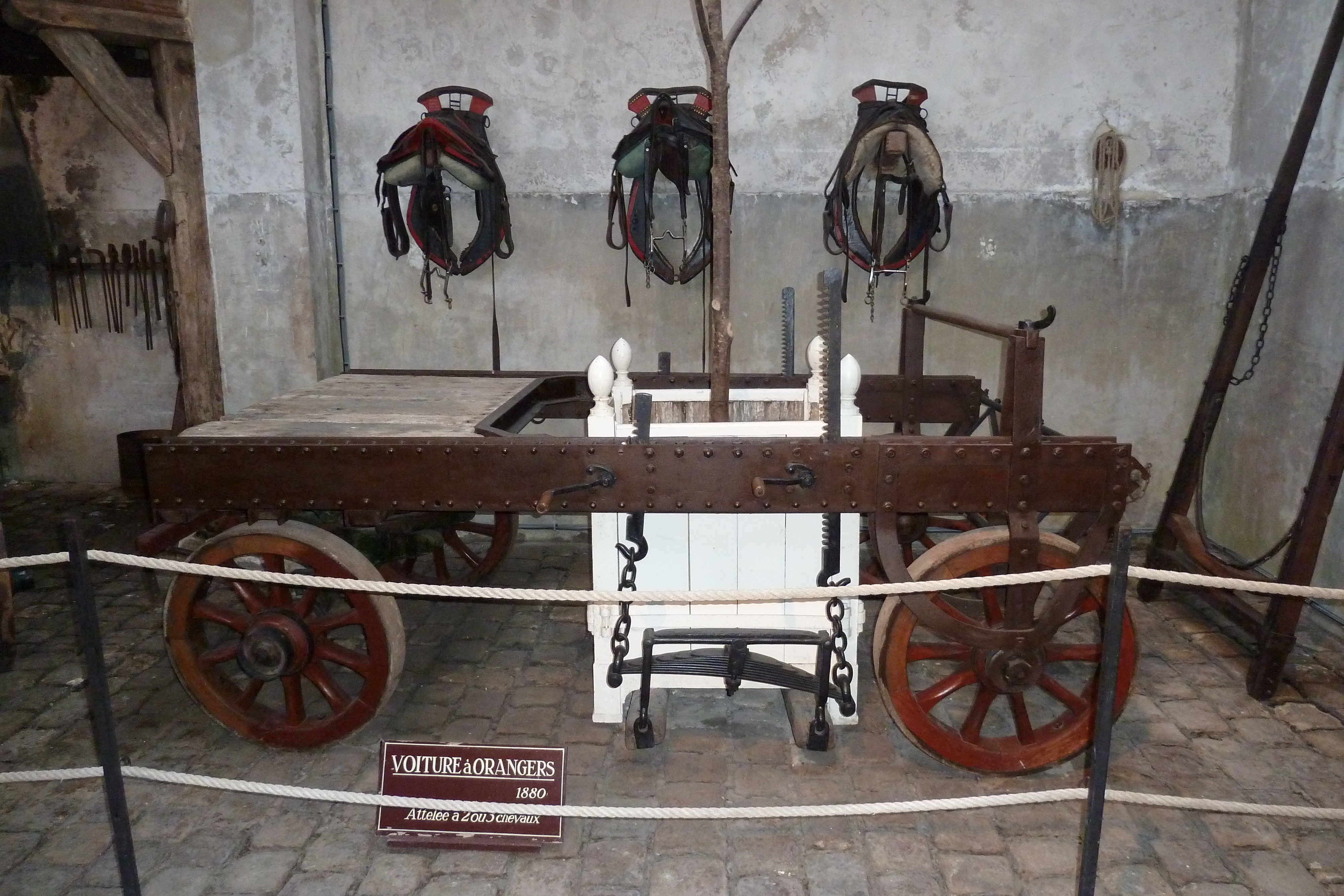 Picture France Vaux Le Vicomte Castle Horse driven carriages museum 2010-09 14 - Discovery Horse driven carriages museum