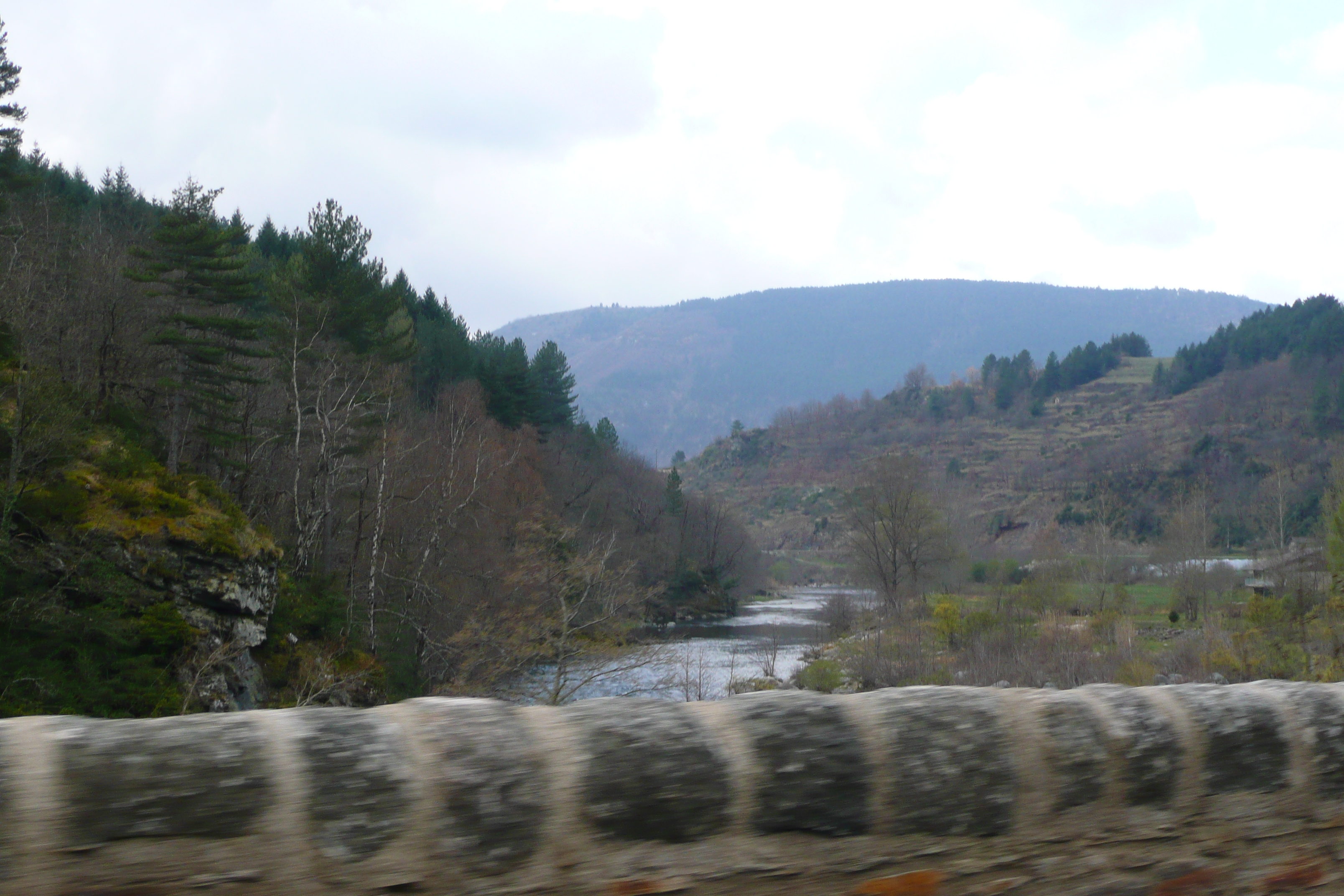 Picture France Cevennes Mountains Cocures to Florac road 2008-04 4 - History Cocures to Florac road