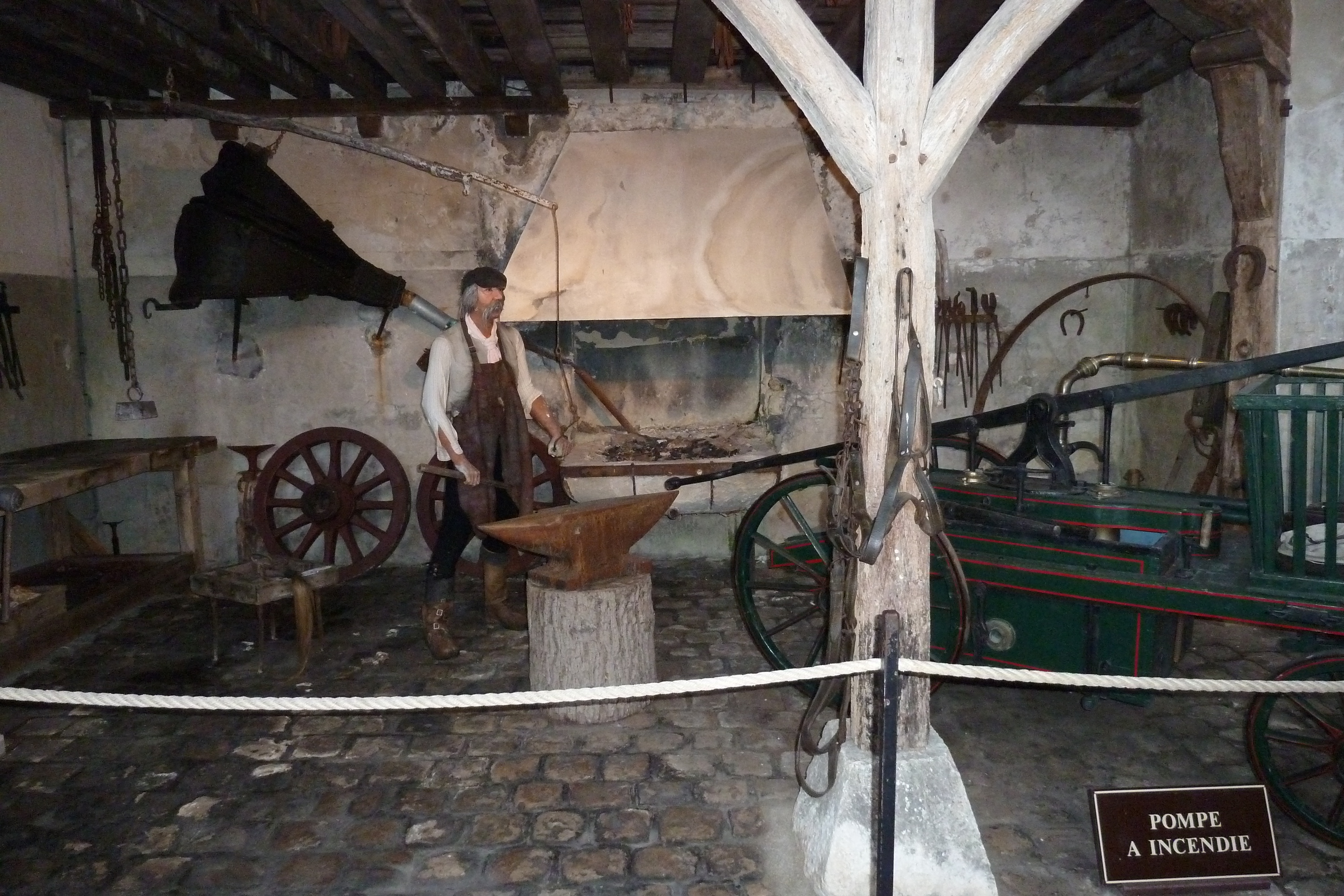 Picture France Vaux Le Vicomte Castle Horse driven carriages museum 2010-09 10 - History Horse driven carriages museum