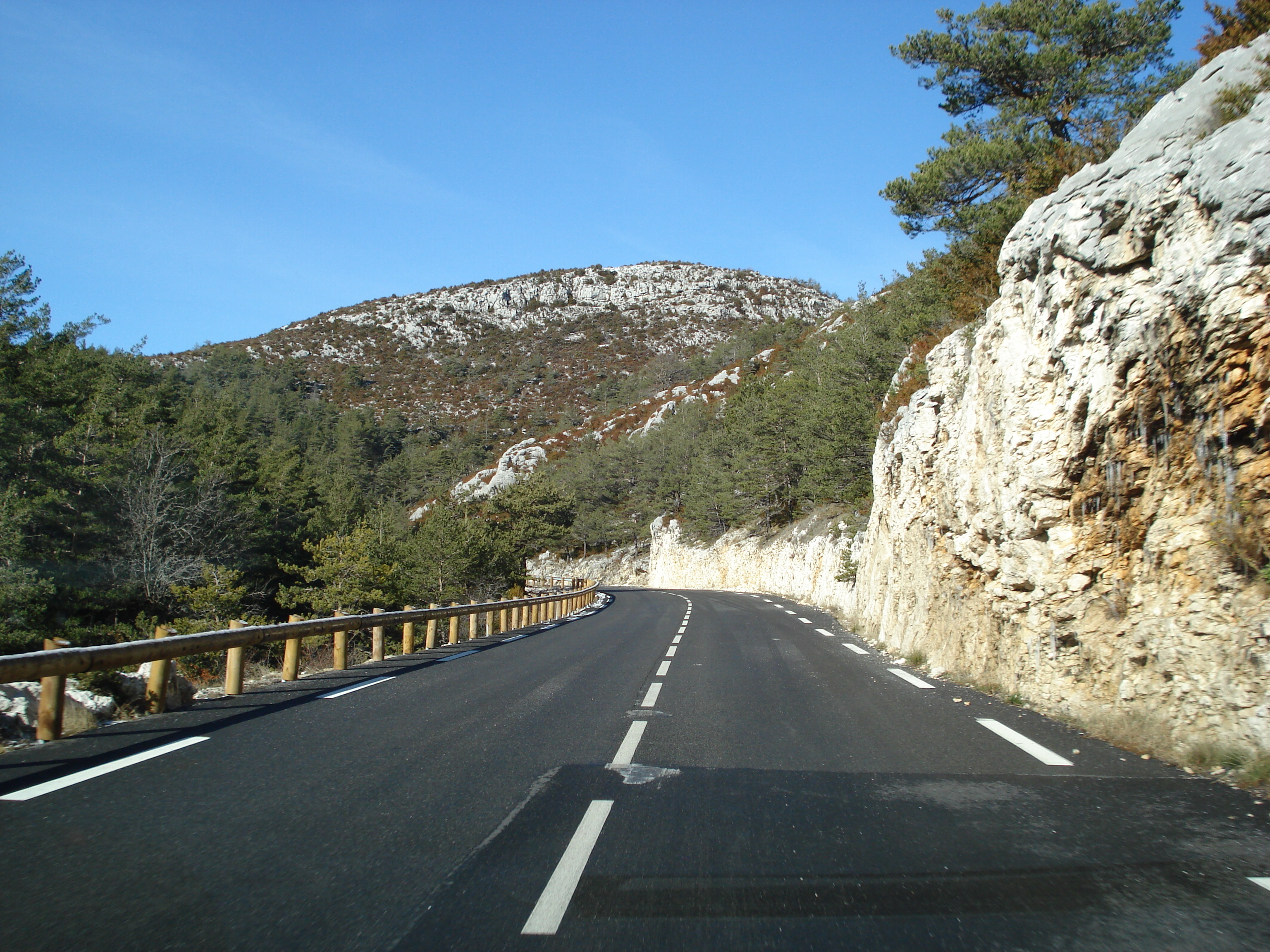 Picture France Coursegoule to Greolieres les neiges road 2007-01 13 - History Coursegoule to Greolieres les neiges road