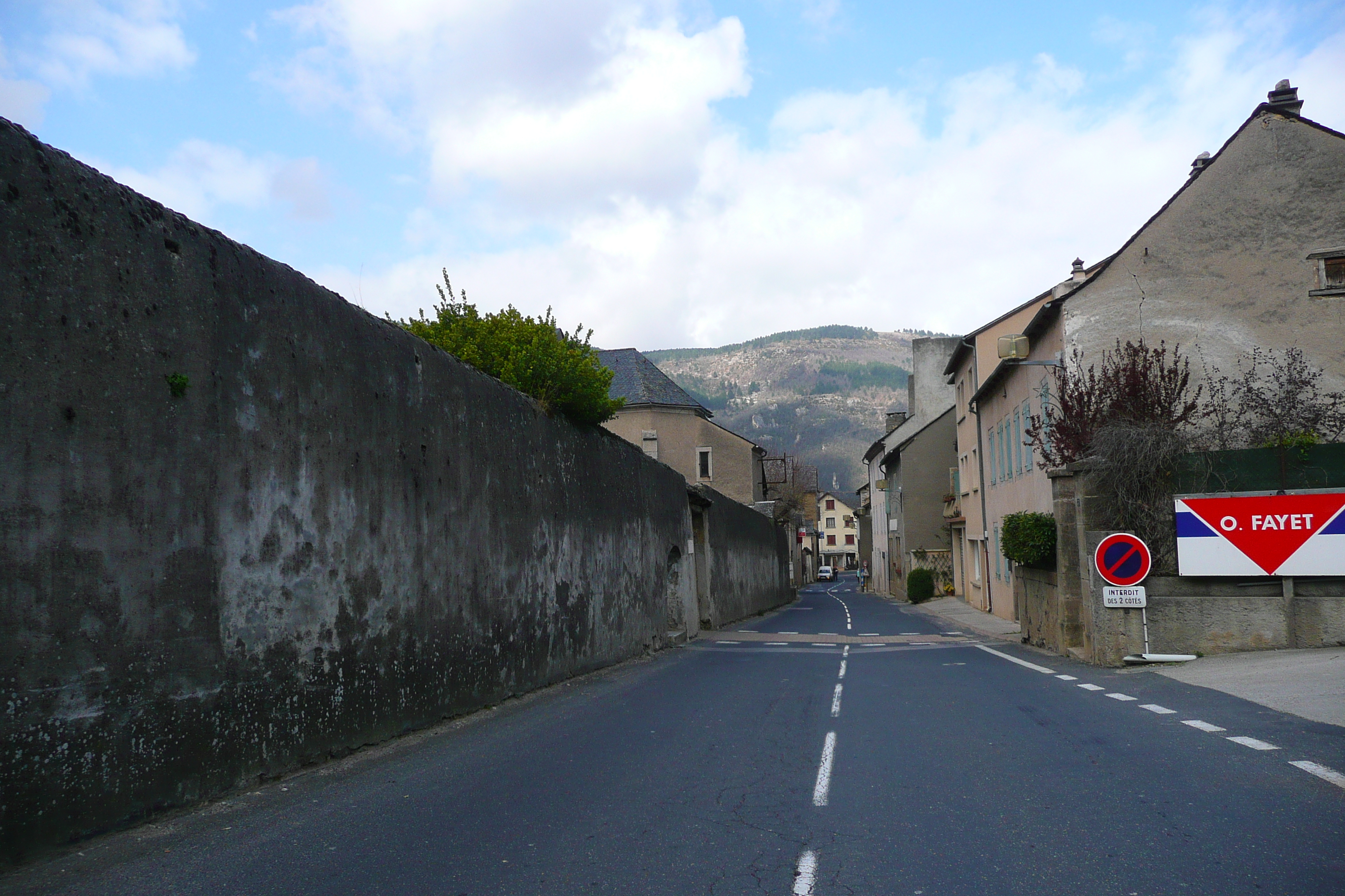 Picture France Cevennes Mountains Cocures to Florac road 2008-04 18 - History Cocures to Florac road