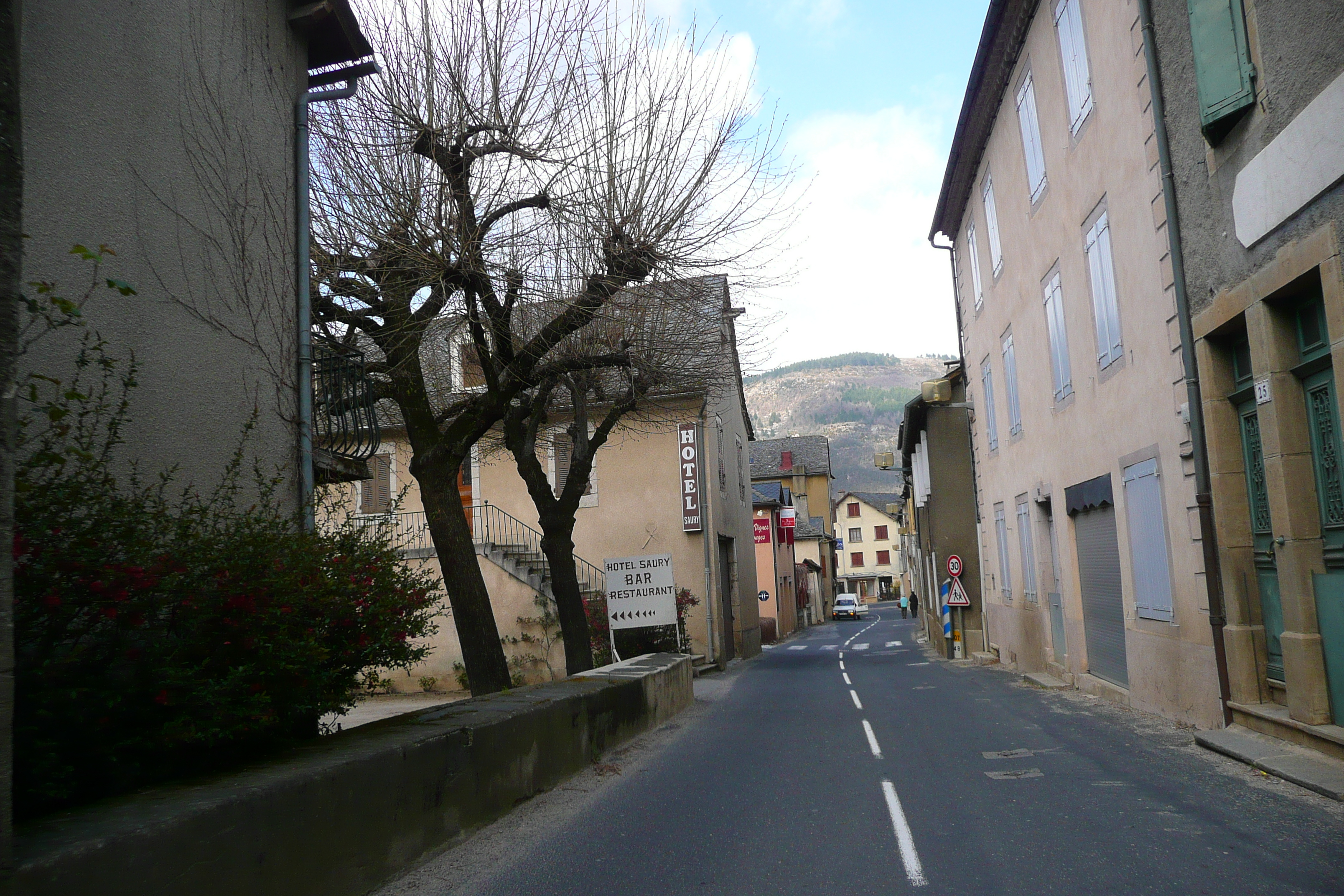 Picture France Cevennes Mountains Cocures to Florac road 2008-04 15 - Journey Cocures to Florac road