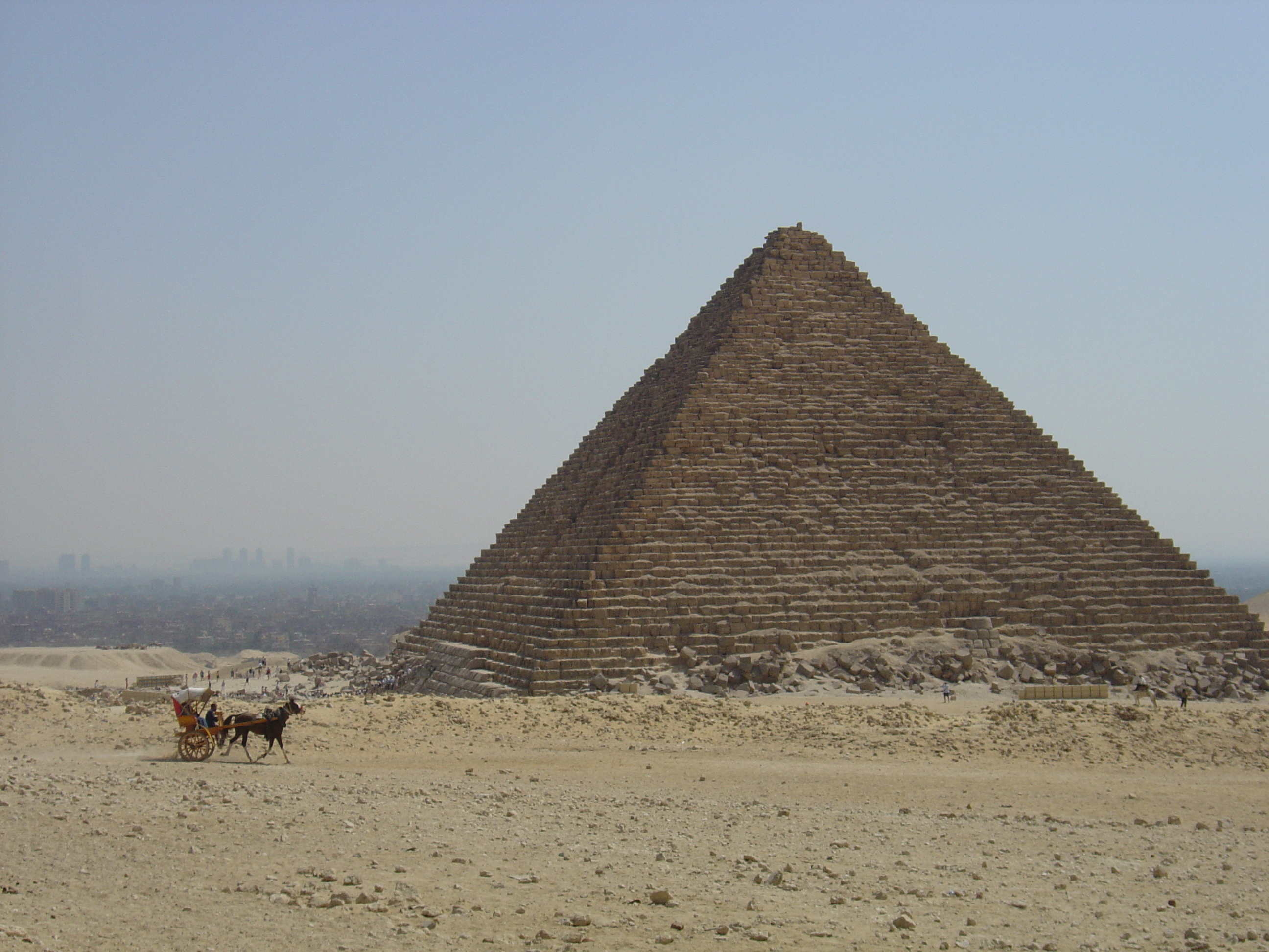 Picture Egypt Gyza Pyramids 2004-09 24 - History Gyza Pyramids