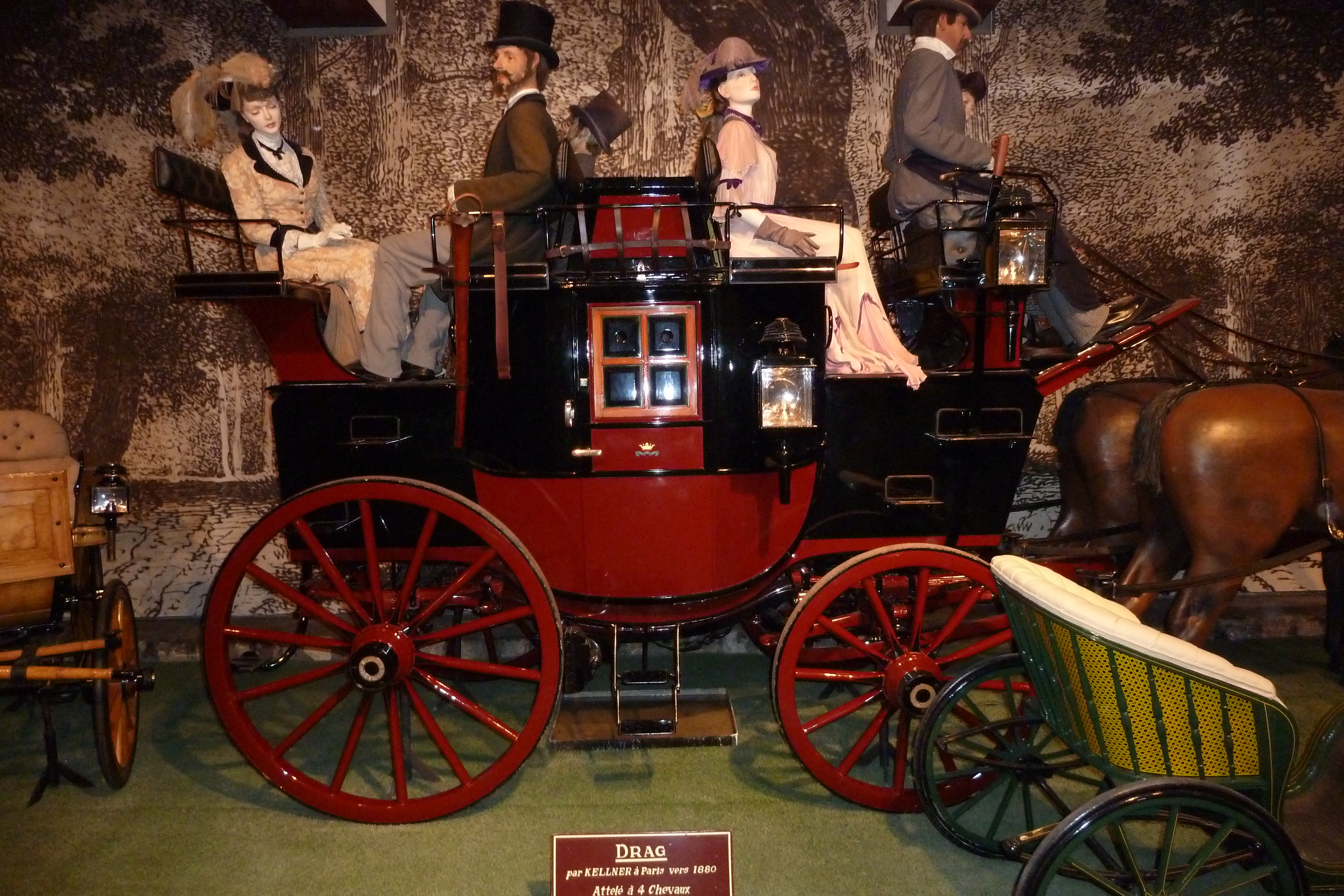 Picture France Vaux Le Vicomte Castle Horse driven carriages museum 2010-09 16 - History Horse driven carriages museum