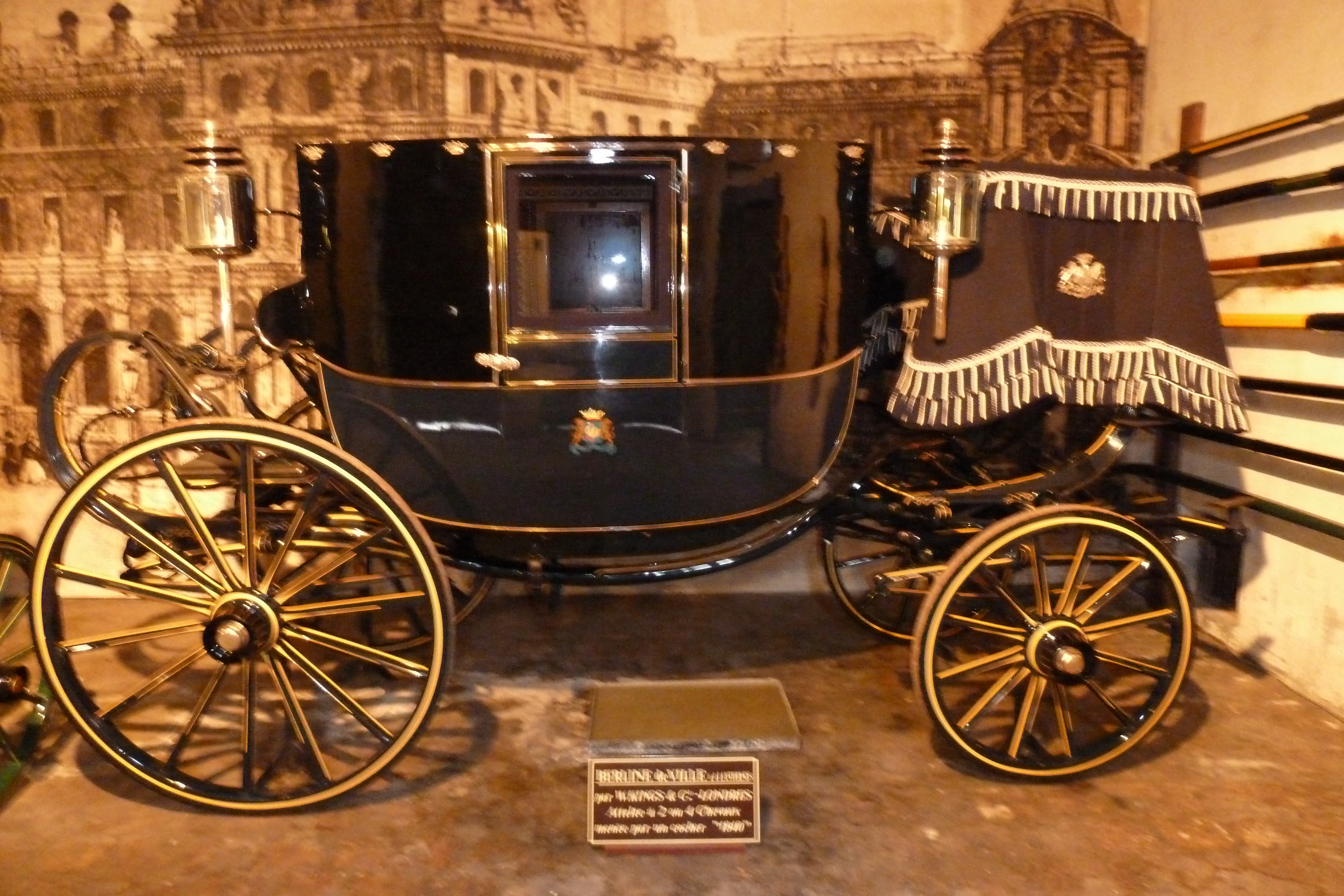 Picture France Vaux Le Vicomte Castle Horse driven carriages museum 2010-09 12 - Discovery Horse driven carriages museum