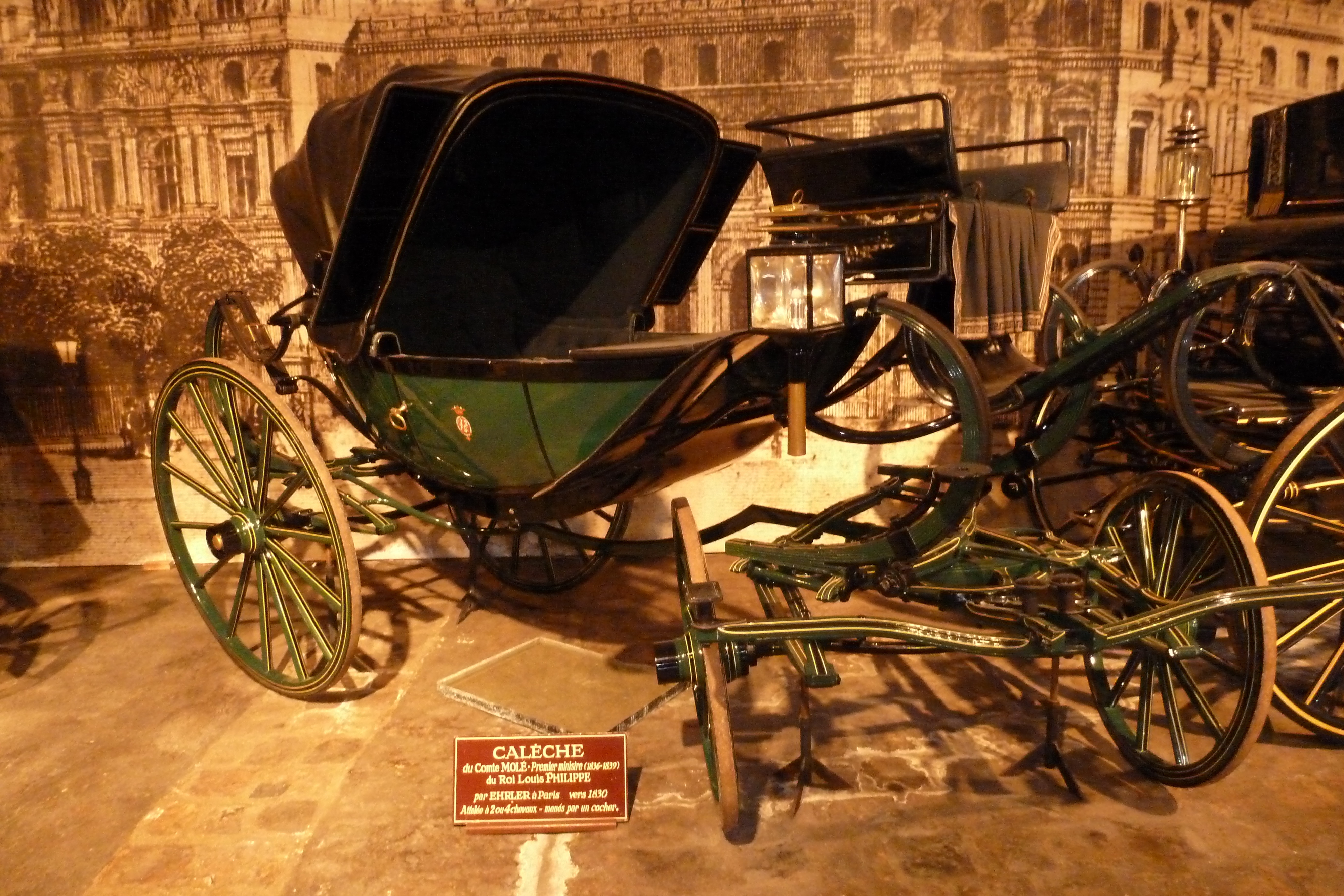 Picture France Vaux Le Vicomte Castle Horse driven carriages museum 2010-09 19 - Center Horse driven carriages museum