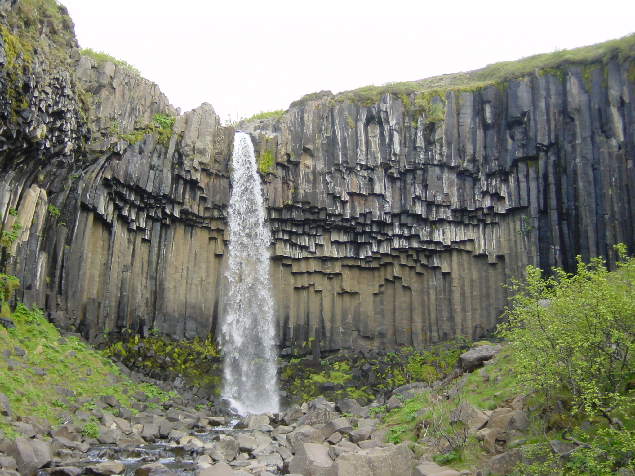 Picture Iceland Svartifoss 2003-06 4 - History Svartifoss