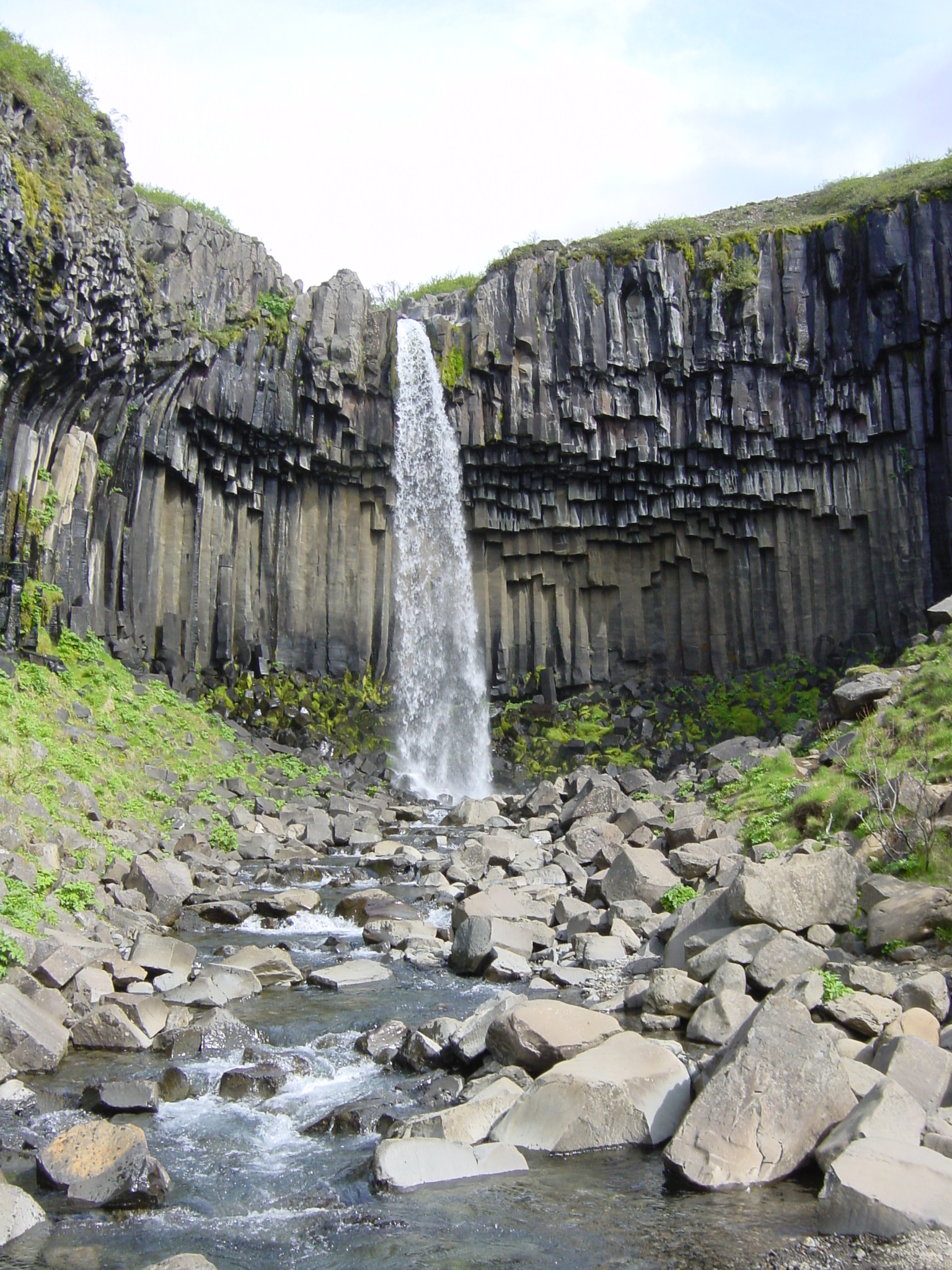 Picture Iceland Svartifoss 2003-06 2 - History Svartifoss