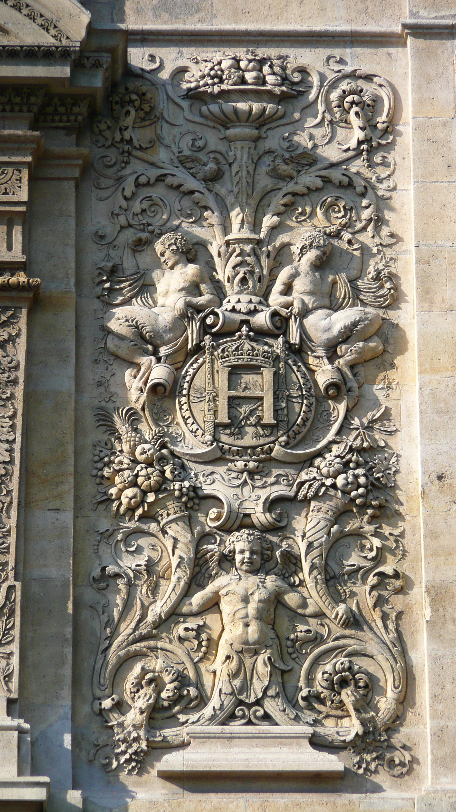 Picture France Paris Louvre Riverside facade of Louvre 2007-07 5 - Discovery Riverside facade of Louvre