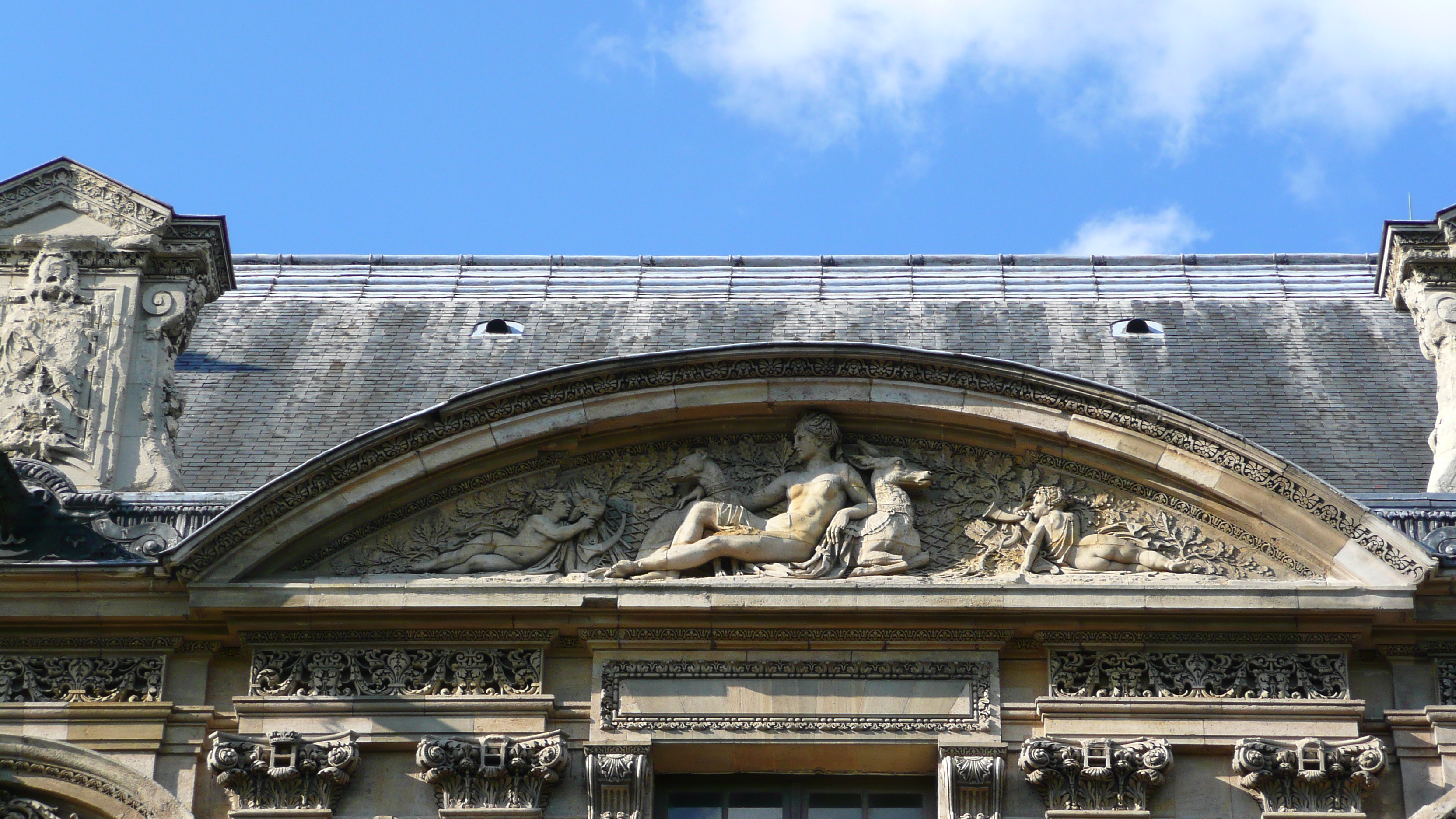 Picture France Paris Louvre Riverside facade of Louvre 2007-07 17 - Tour Riverside facade of Louvre