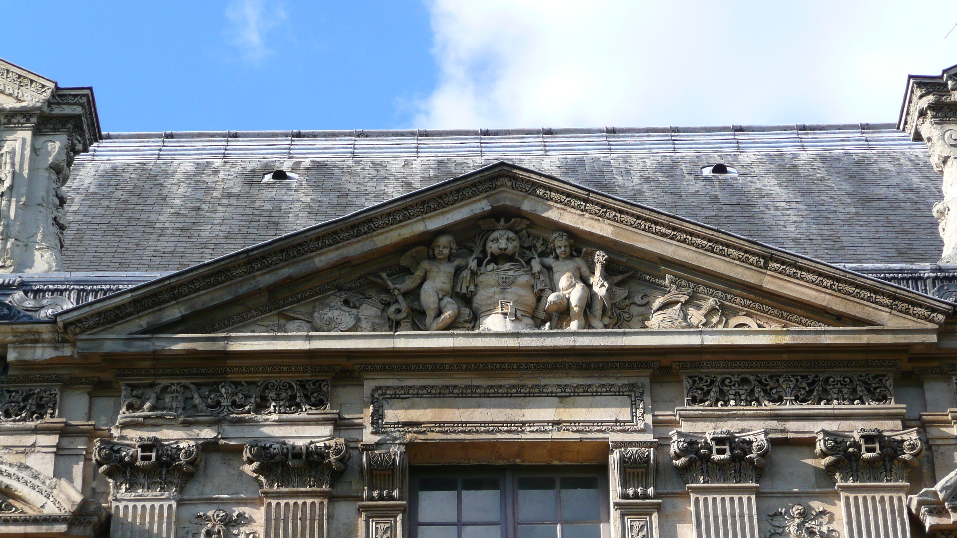 Picture France Paris Louvre Riverside facade of Louvre 2007-07 24 - Tour Riverside facade of Louvre