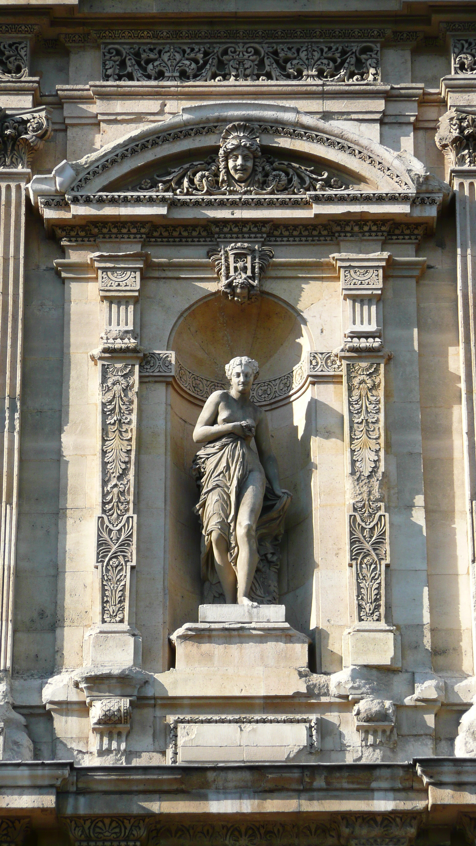 Picture France Paris Louvre Riverside facade of Louvre 2007-07 54 - Recreation Riverside facade of Louvre