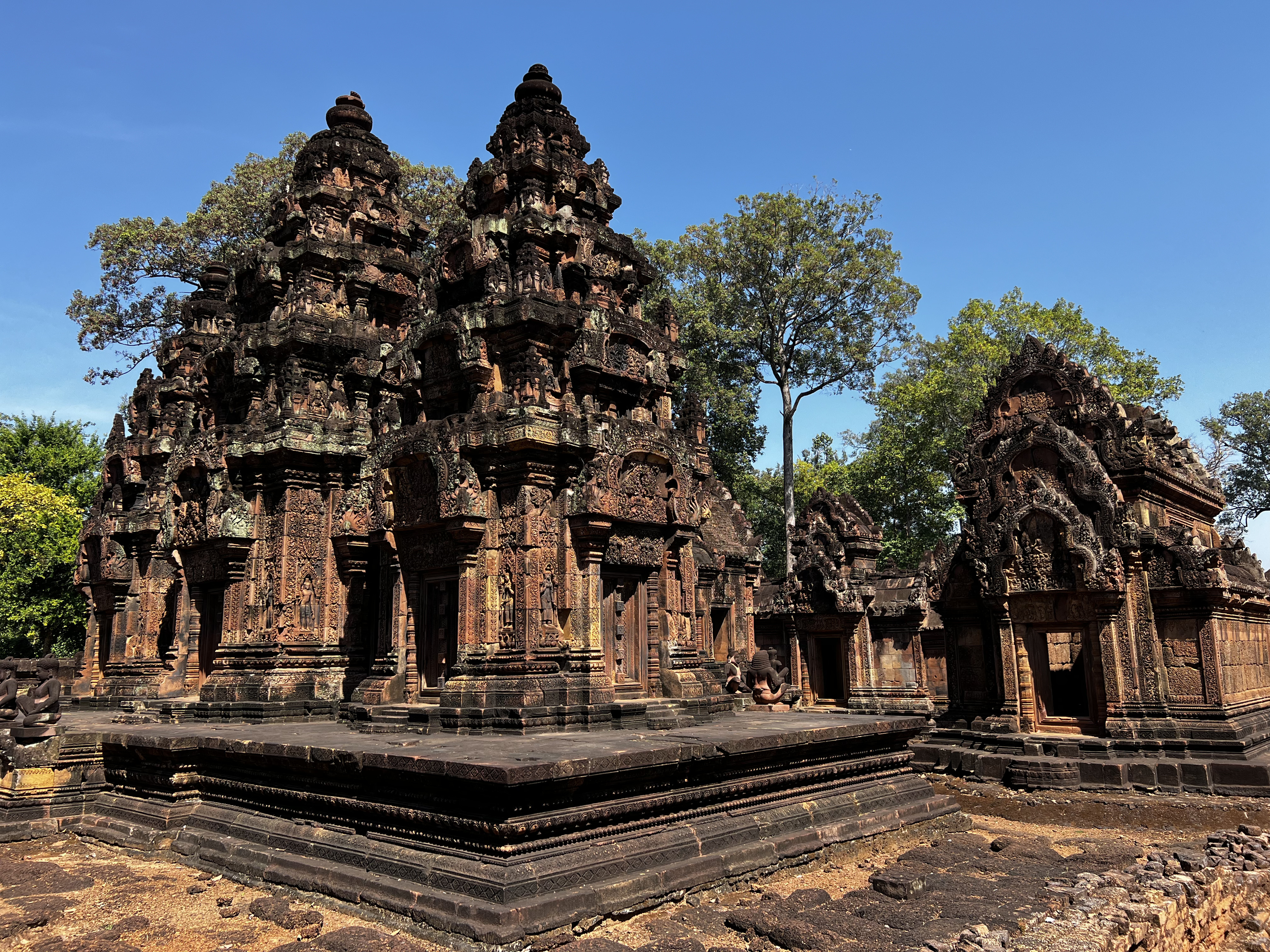 Picture Cambodia Siem Reap ⁨Banteay Srei⁩ 2023-01 36 - Center ⁨Banteay Srei⁩