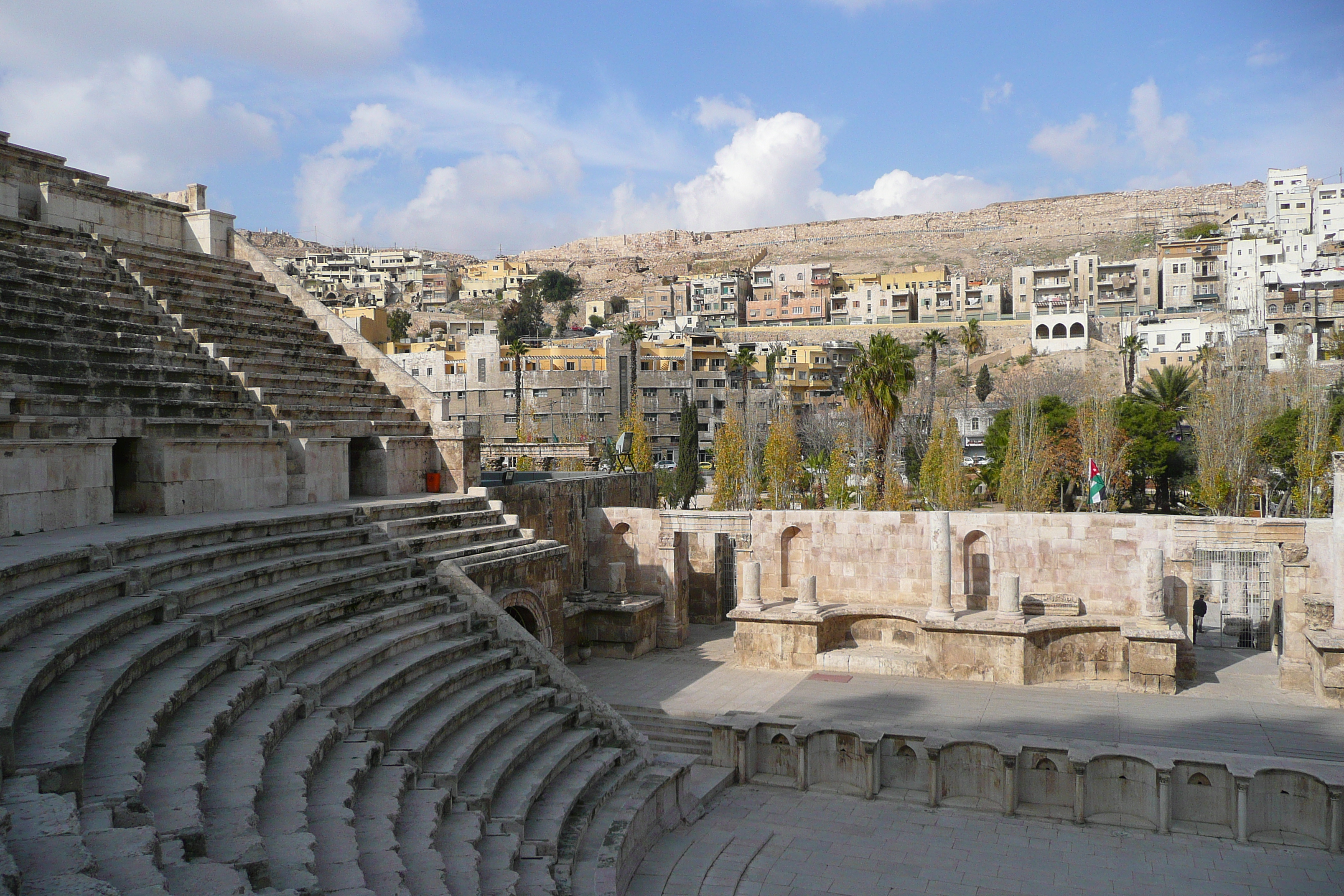 Picture Jordan Amman Roman Theater 2007-12 3 - Center Roman Theater