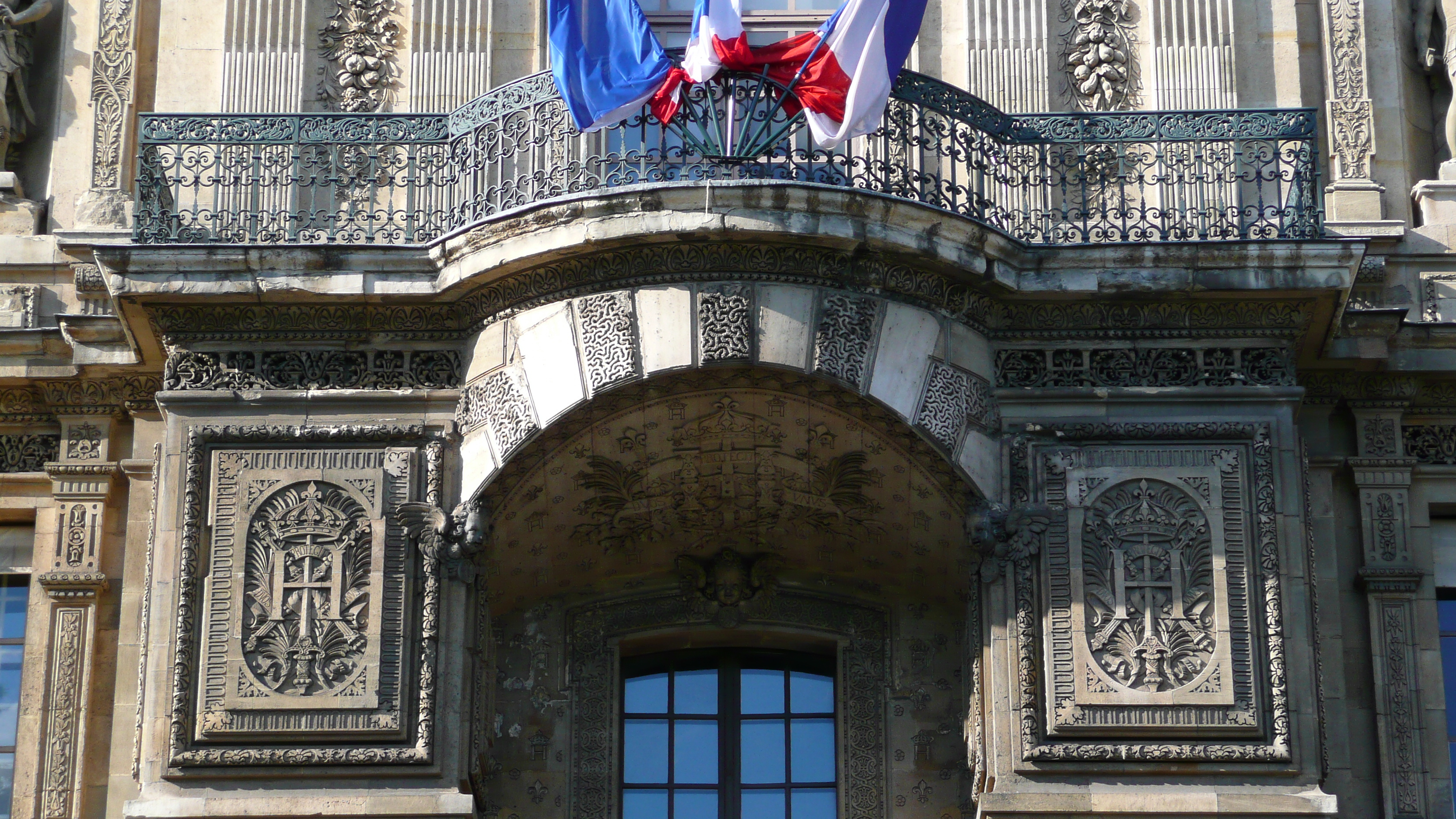 Picture France Paris Louvre Riverside facade of Louvre 2007-07 47 - Center Riverside facade of Louvre