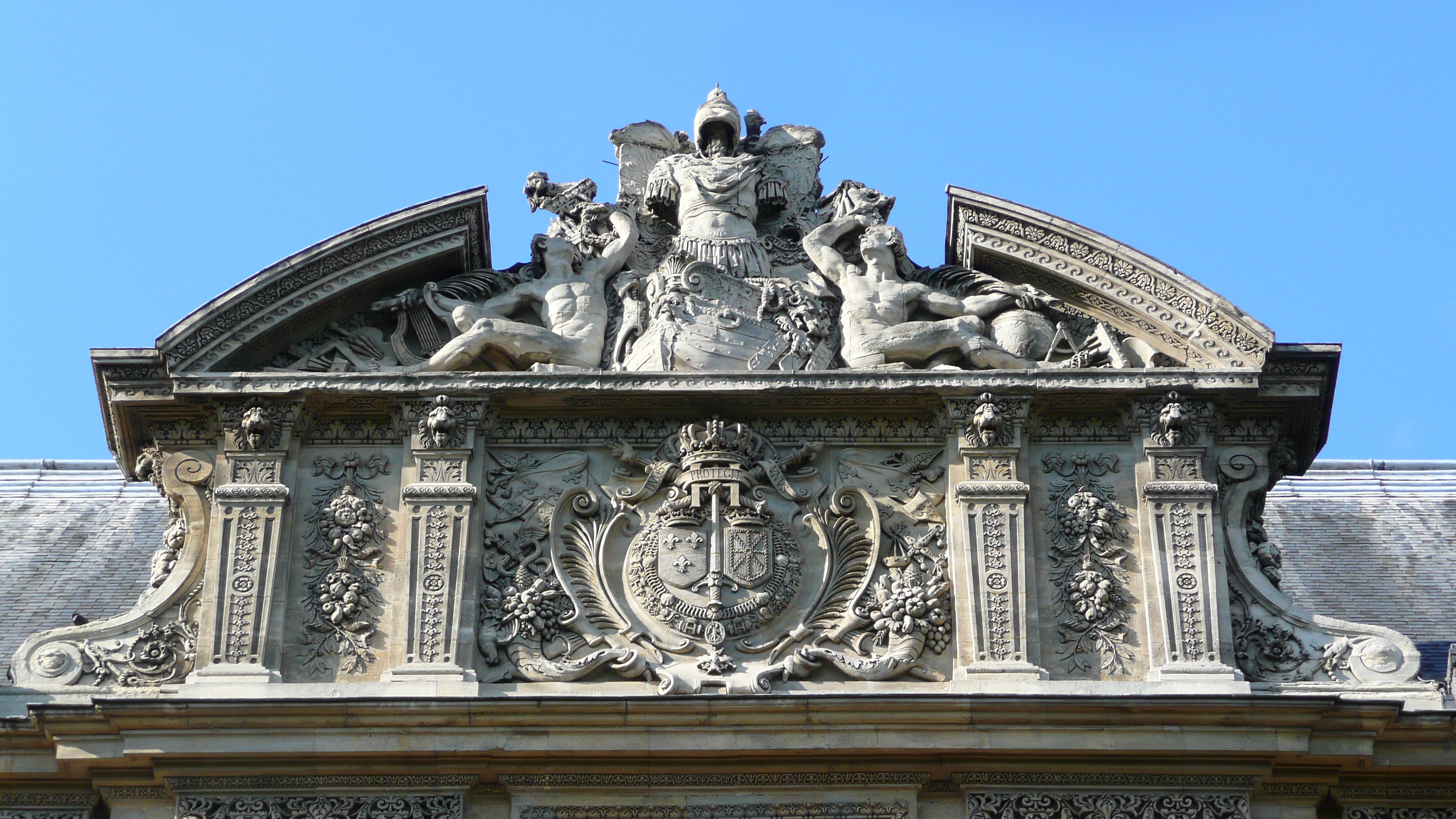 Picture France Paris Louvre Riverside facade of Louvre 2007-07 19 - Tour Riverside facade of Louvre