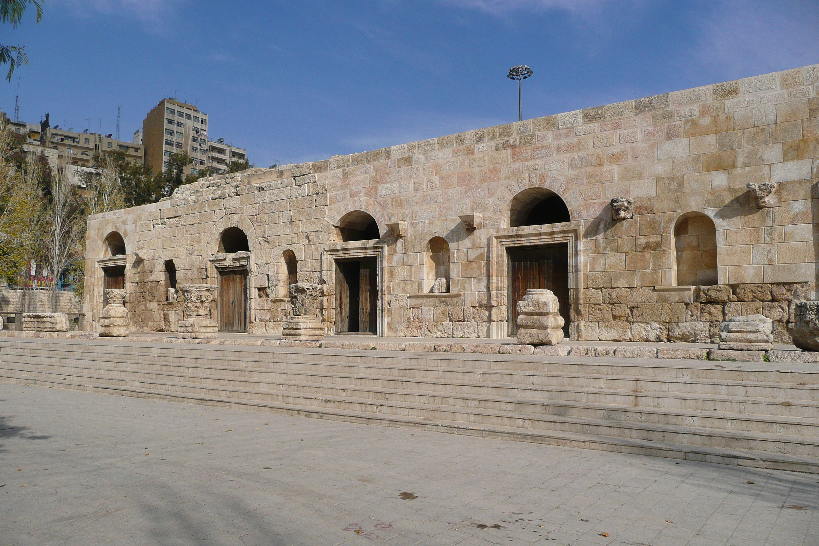 Picture Jordan Amman Roman Theater 2007-12 11 - Recreation Roman Theater