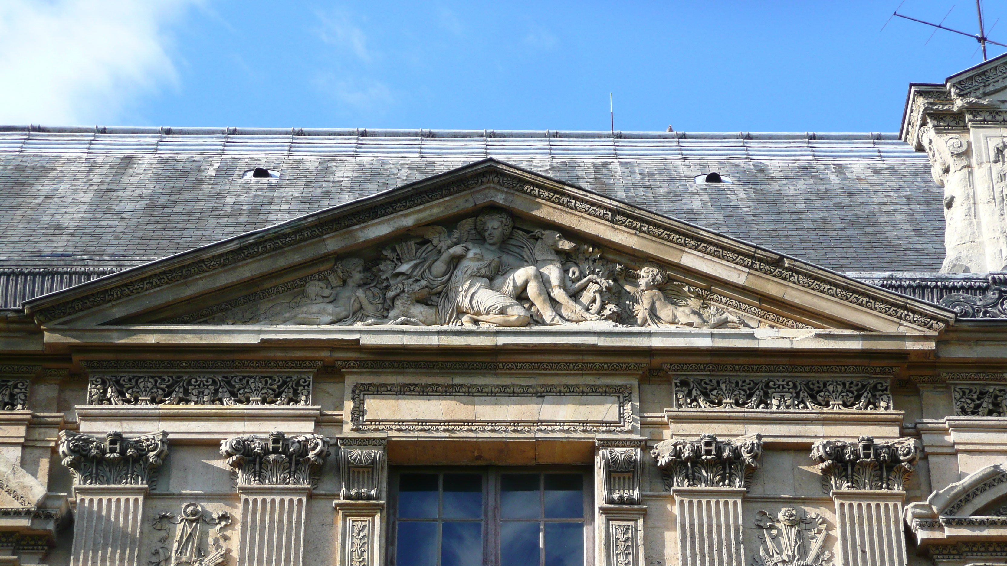 Picture France Paris Louvre Riverside facade of Louvre 2007-07 48 - Discovery Riverside facade of Louvre