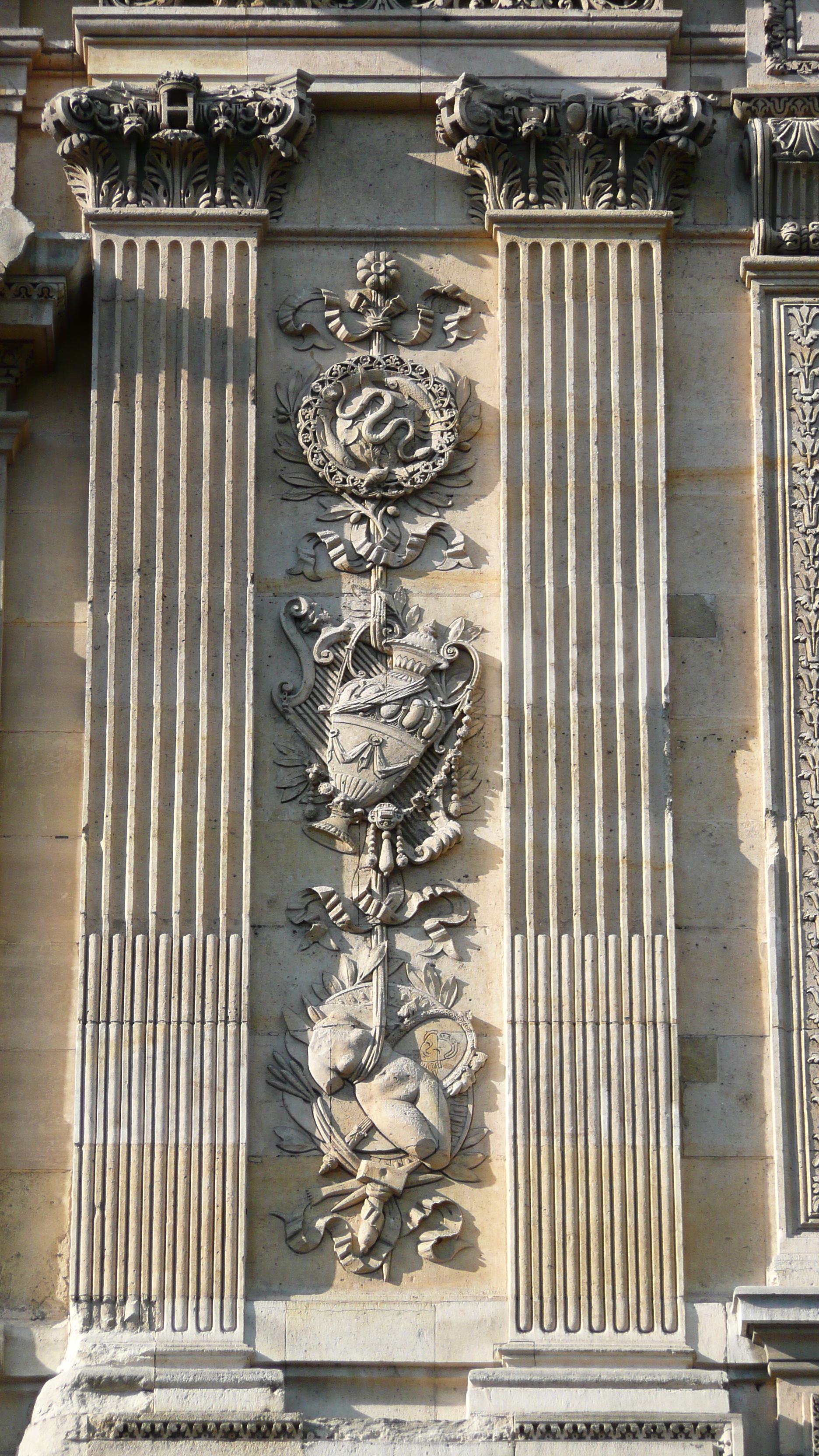 Picture France Paris Louvre Riverside facade of Louvre 2007-07 67 - Around Riverside facade of Louvre