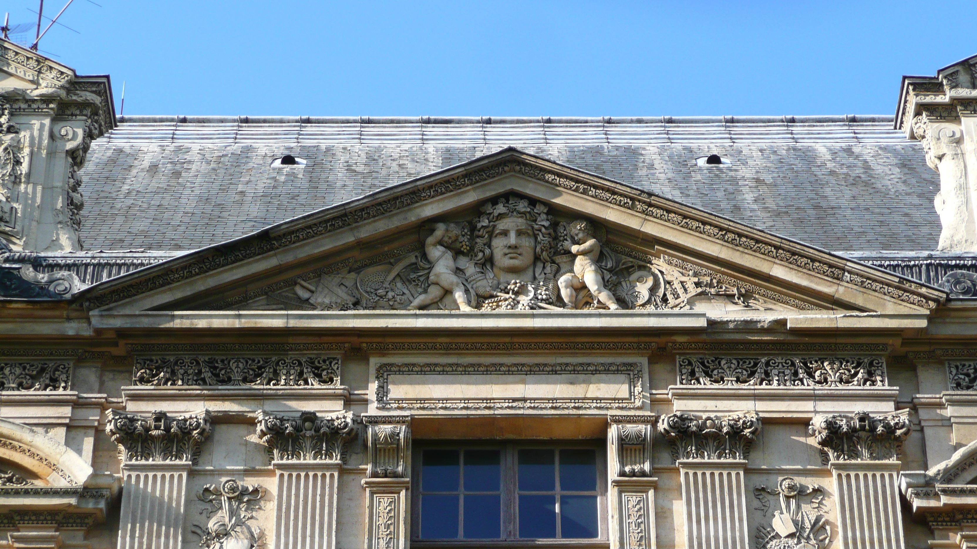 Picture France Paris Louvre Riverside facade of Louvre 2007-07 39 - Tour Riverside facade of Louvre