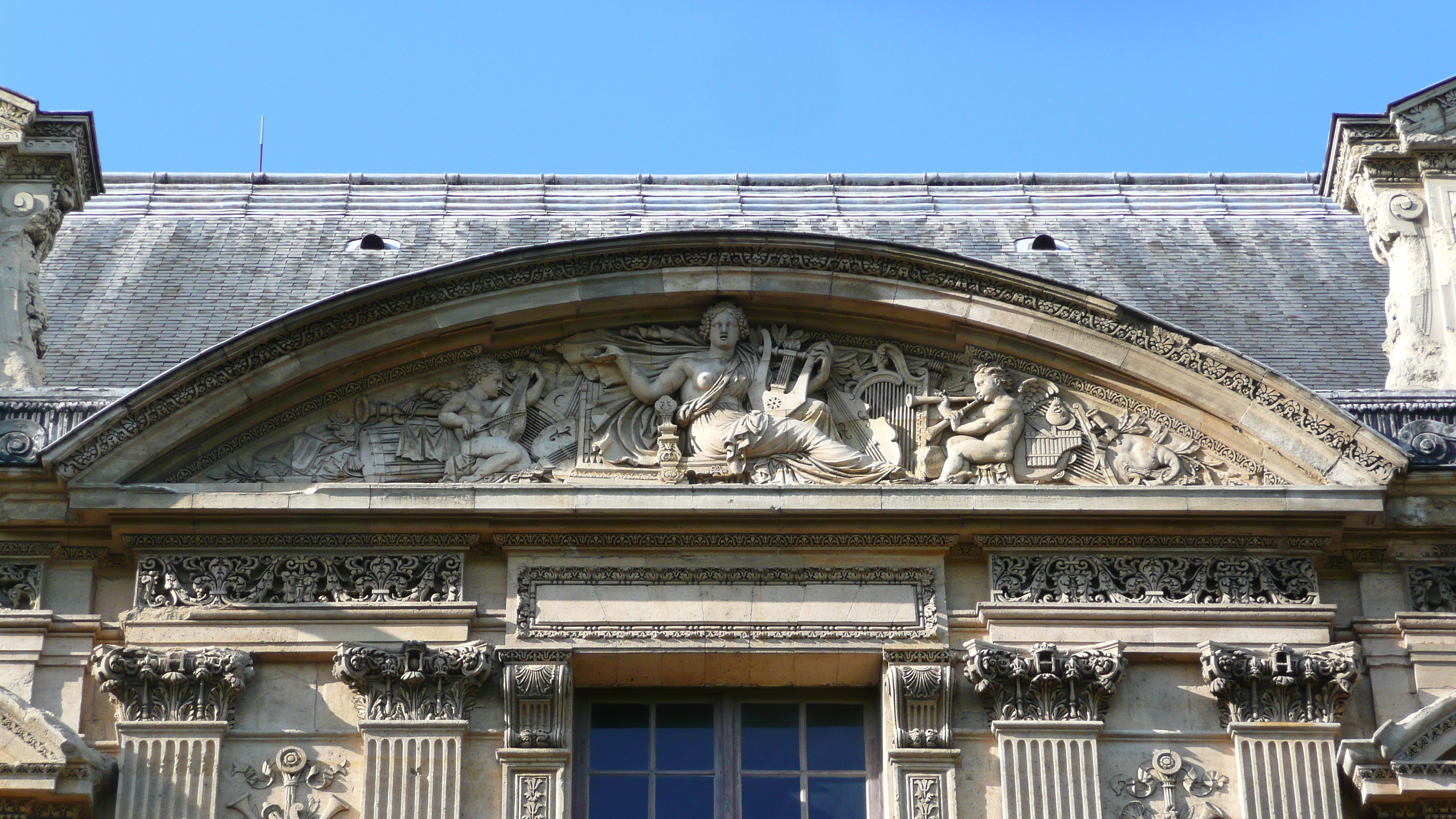 Picture France Paris Louvre Riverside facade of Louvre 2007-07 32 - Journey Riverside facade of Louvre