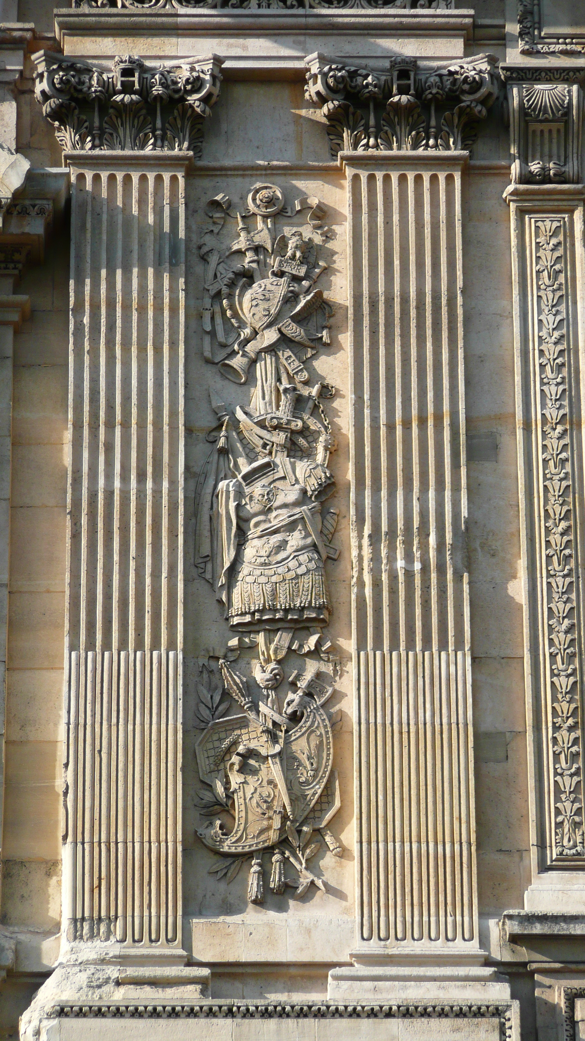 Picture France Paris Louvre Riverside facade of Louvre 2007-07 30 - Tours Riverside facade of Louvre