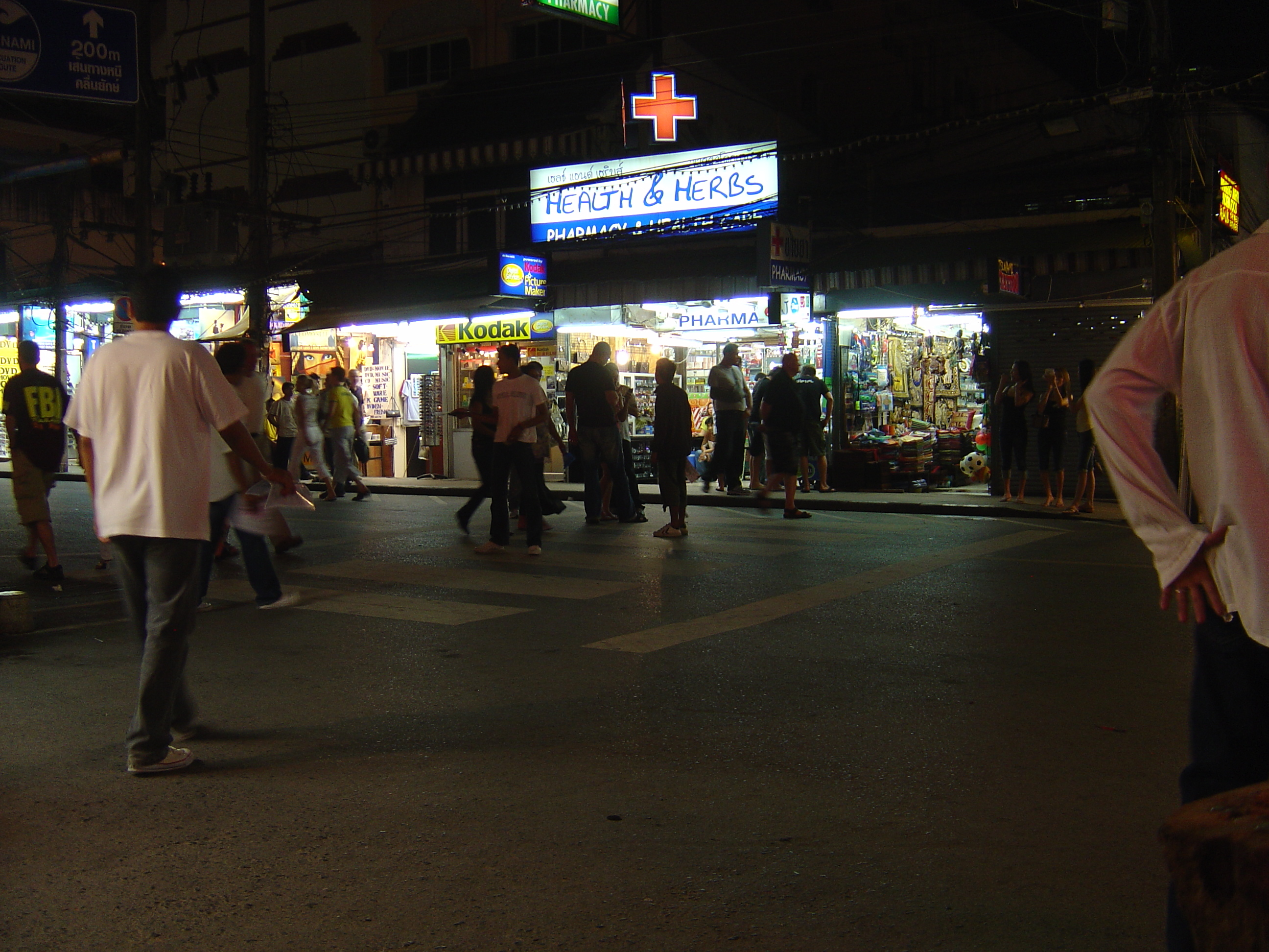 Picture Thailand Phuket Patong night 2005-12 27 - History night