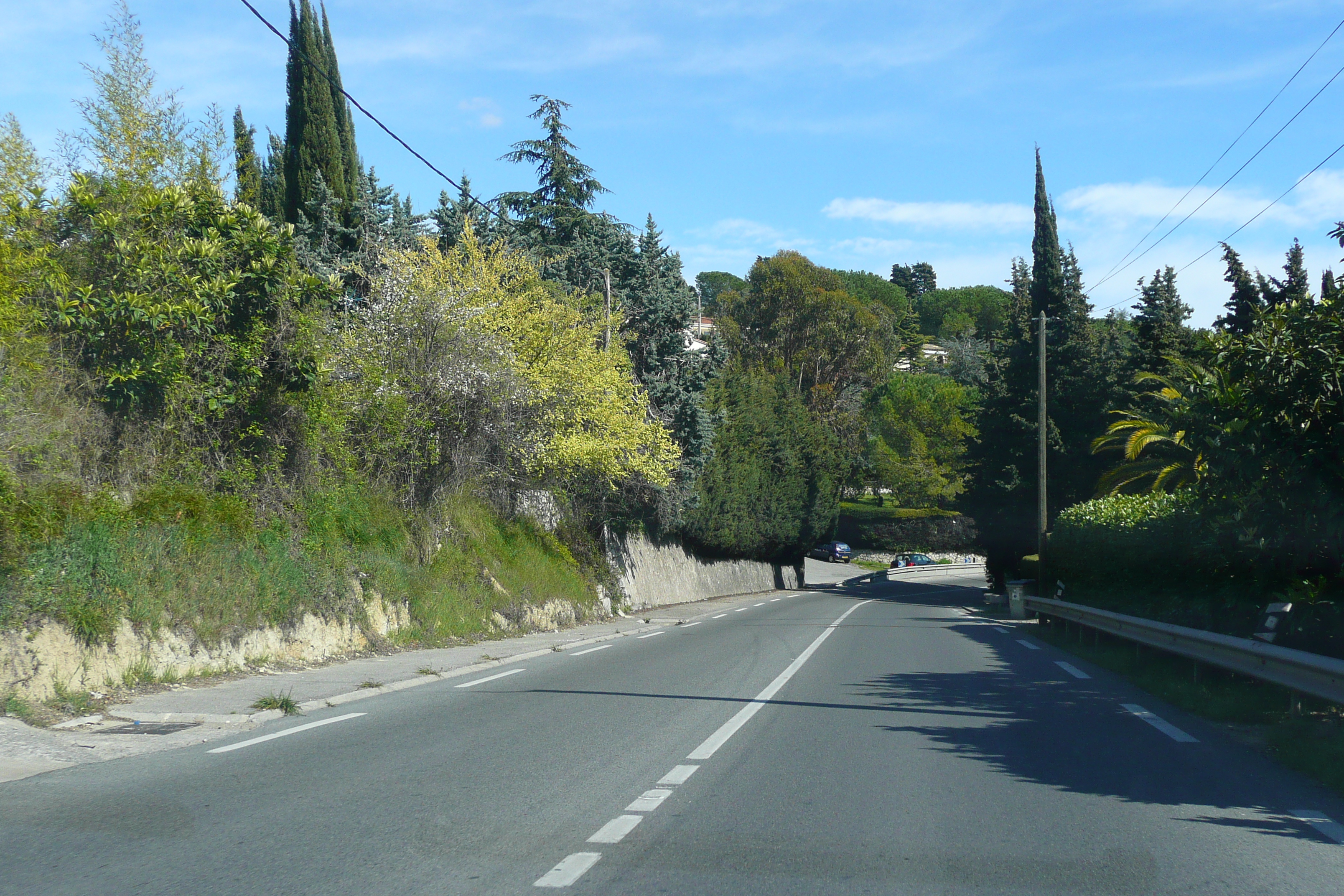 Picture France French Riviera Vence to Cagnes road 2008-03 26 - Journey Vence to Cagnes road