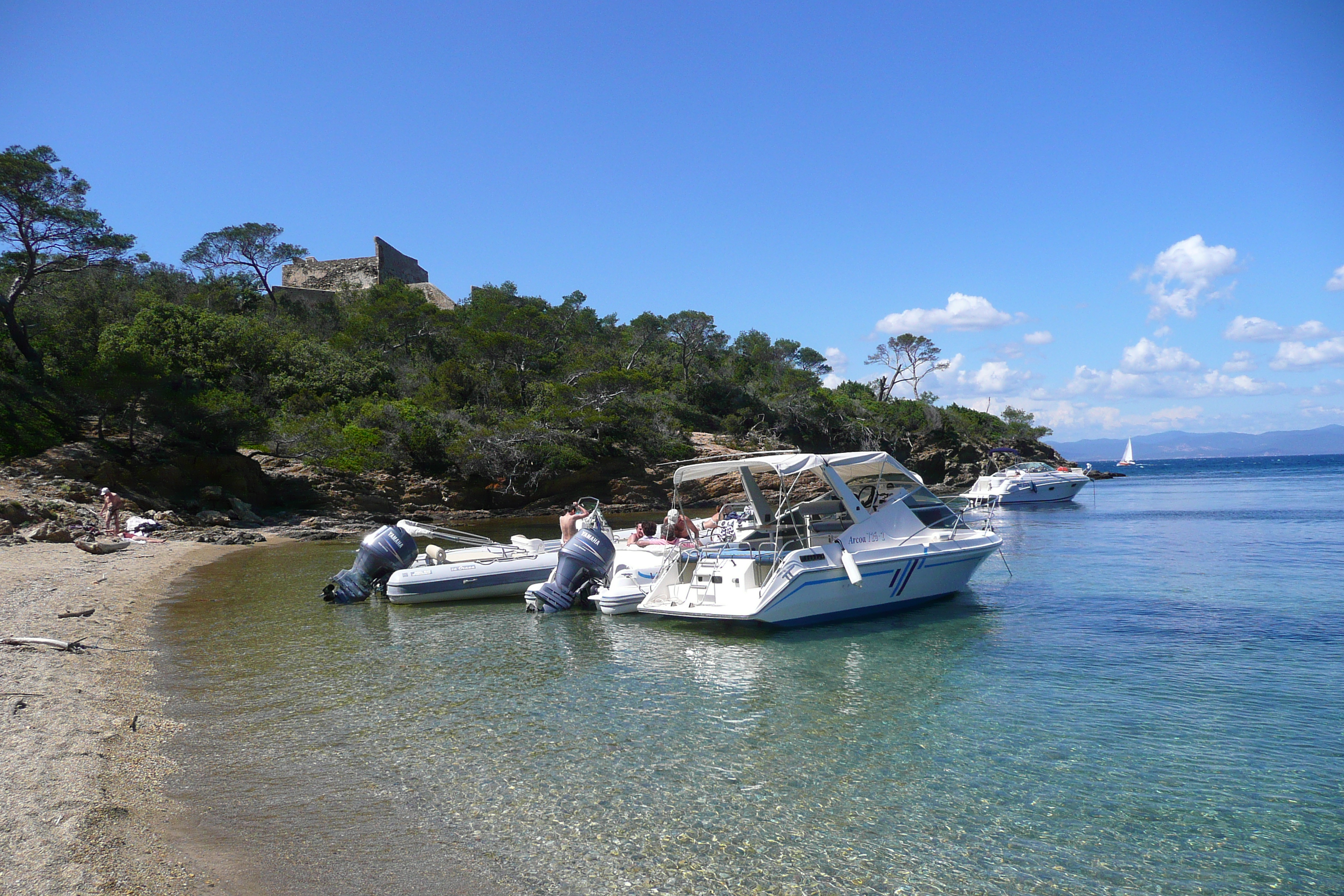 Picture France Porquerolles Island Alycastre beach 2008-05 4 - Tour Alycastre beach