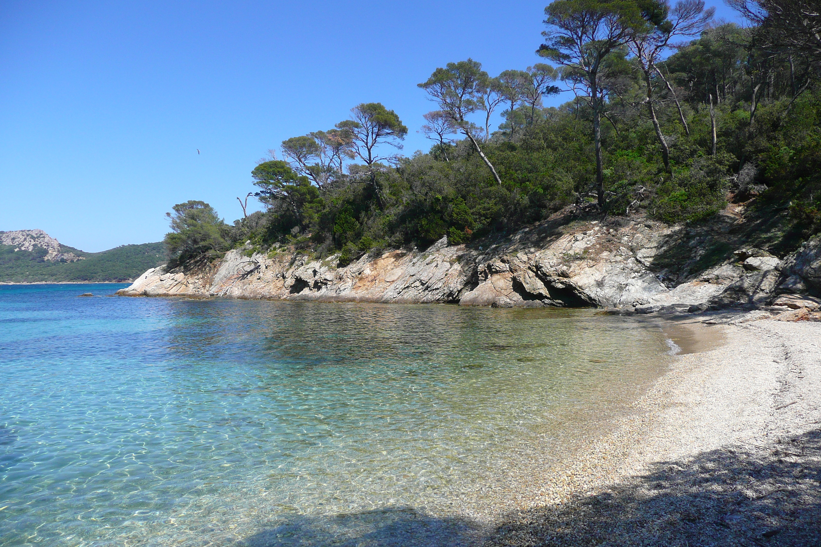 Picture France Porquerolles Island Alycastre beach 2008-05 21 - Tour Alycastre beach