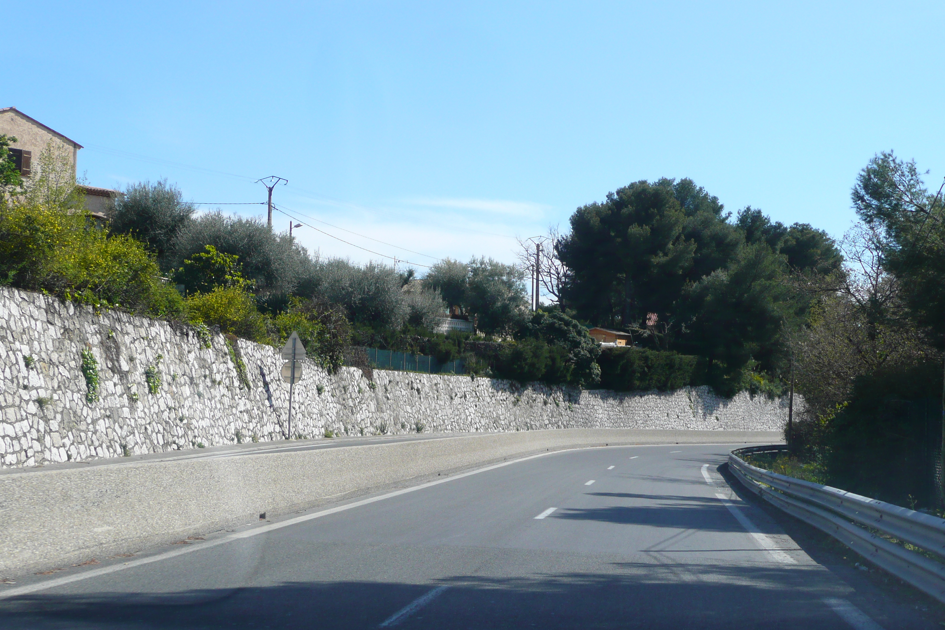 Picture France French Riviera Vence to Cagnes road 2008-03 8 - Center Vence to Cagnes road